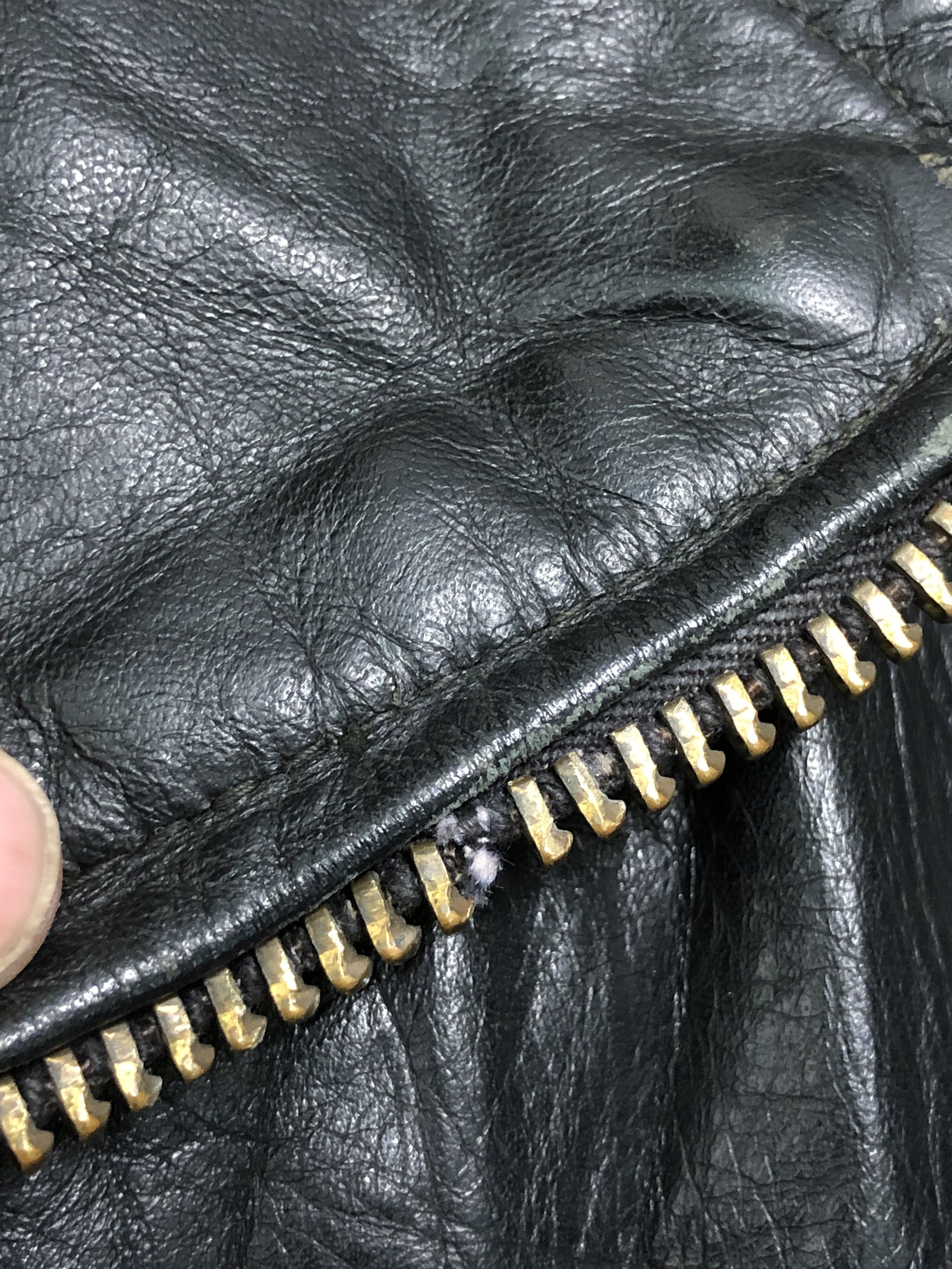 Vintage RARE🔥VINTAGE 60’S DOUBLE COLLAR LEATHER JACKET Size US S / EU 44-46 / 1 - 22 Thumbnail