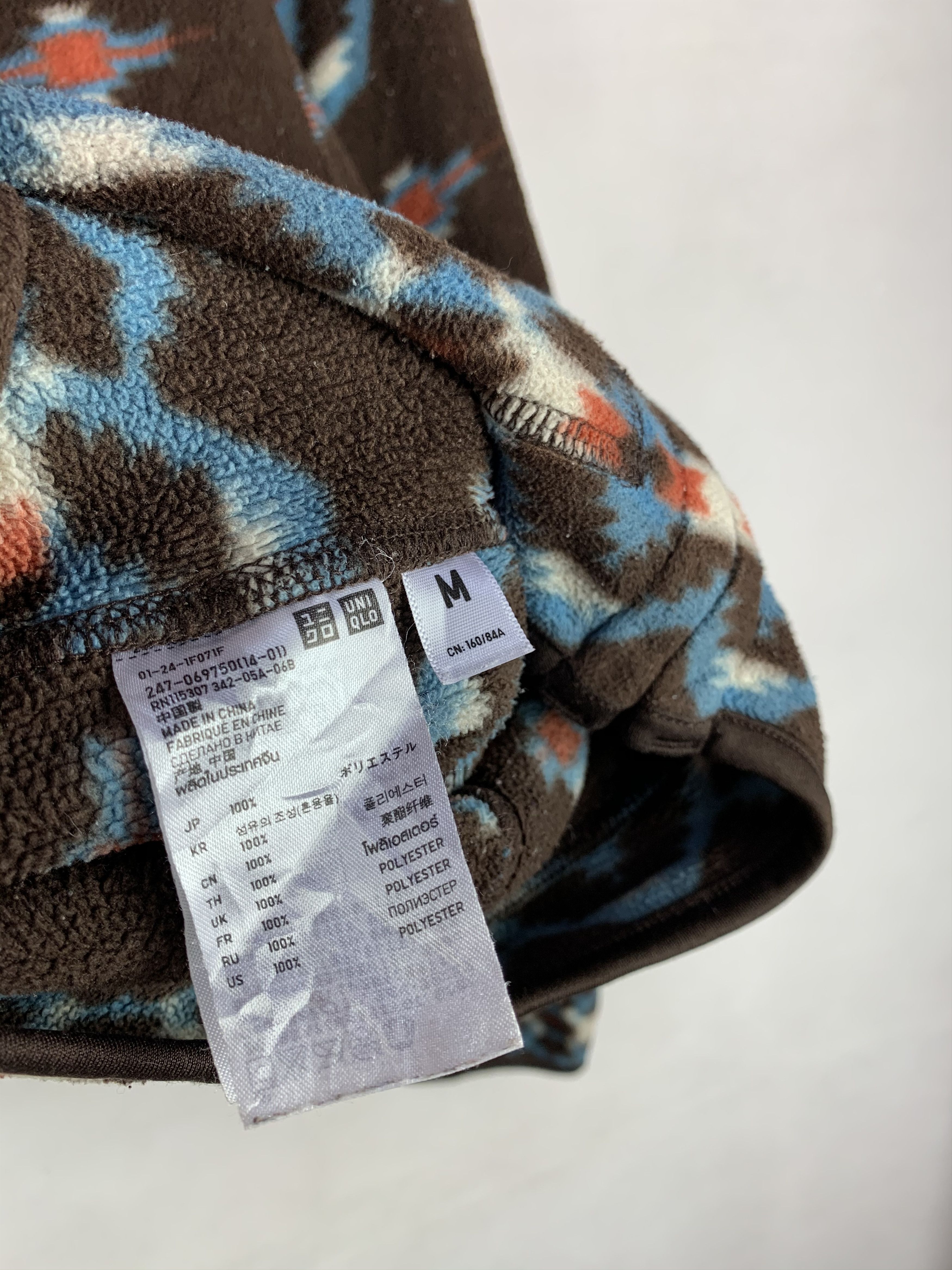 Japanese Brand × Uniqlo ❄️Uniqlo Printed Fleece Aztec Navajo Natives Motives Size US S / EU 44-46 / 1 - 6 Thumbnail