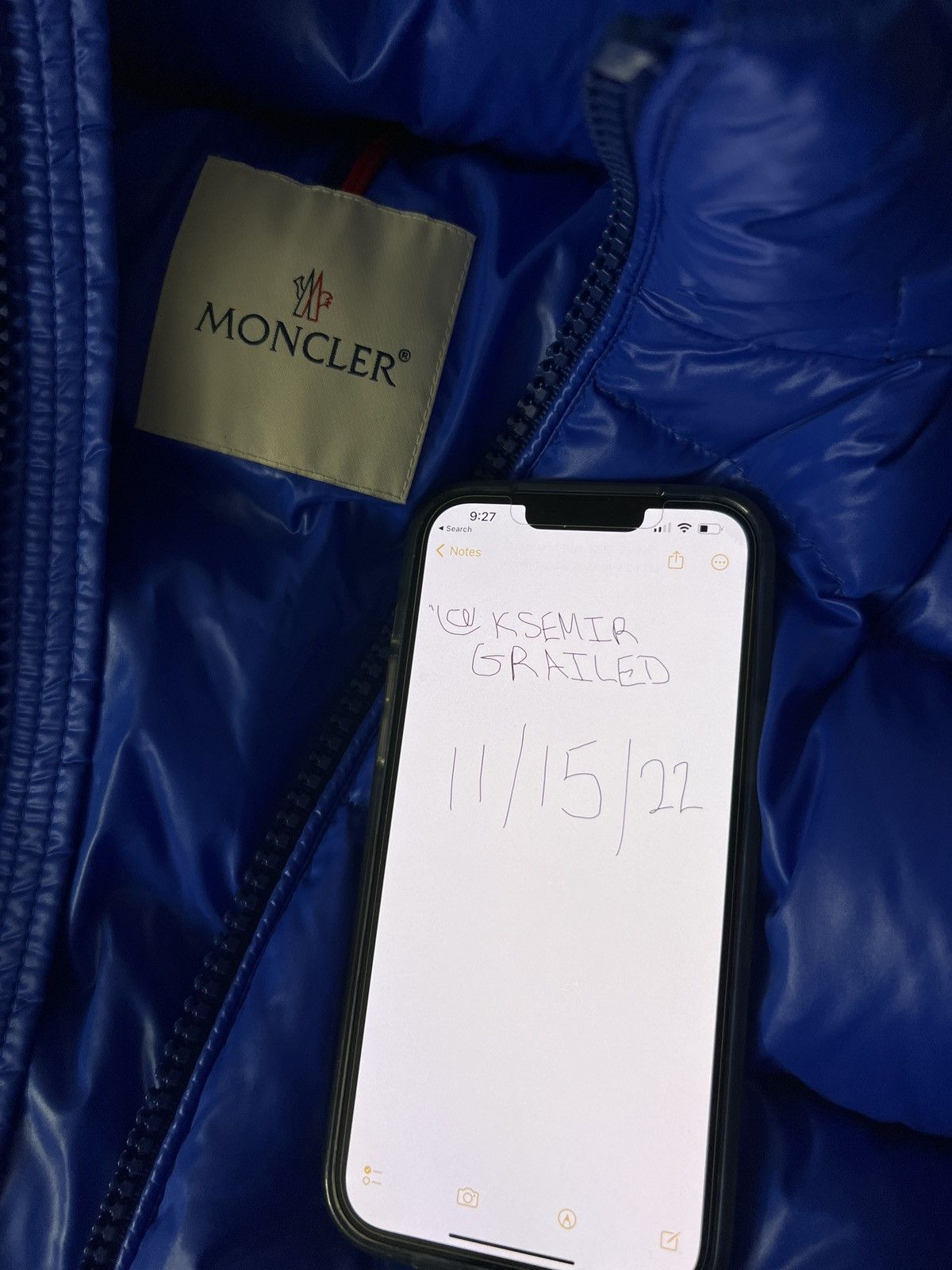 Moncler MONCLER MAYA SIZE 5 NWT ROYAL BLUE 🔥 Size US XL / EU 56 / 4 - 7 Thumbnail
