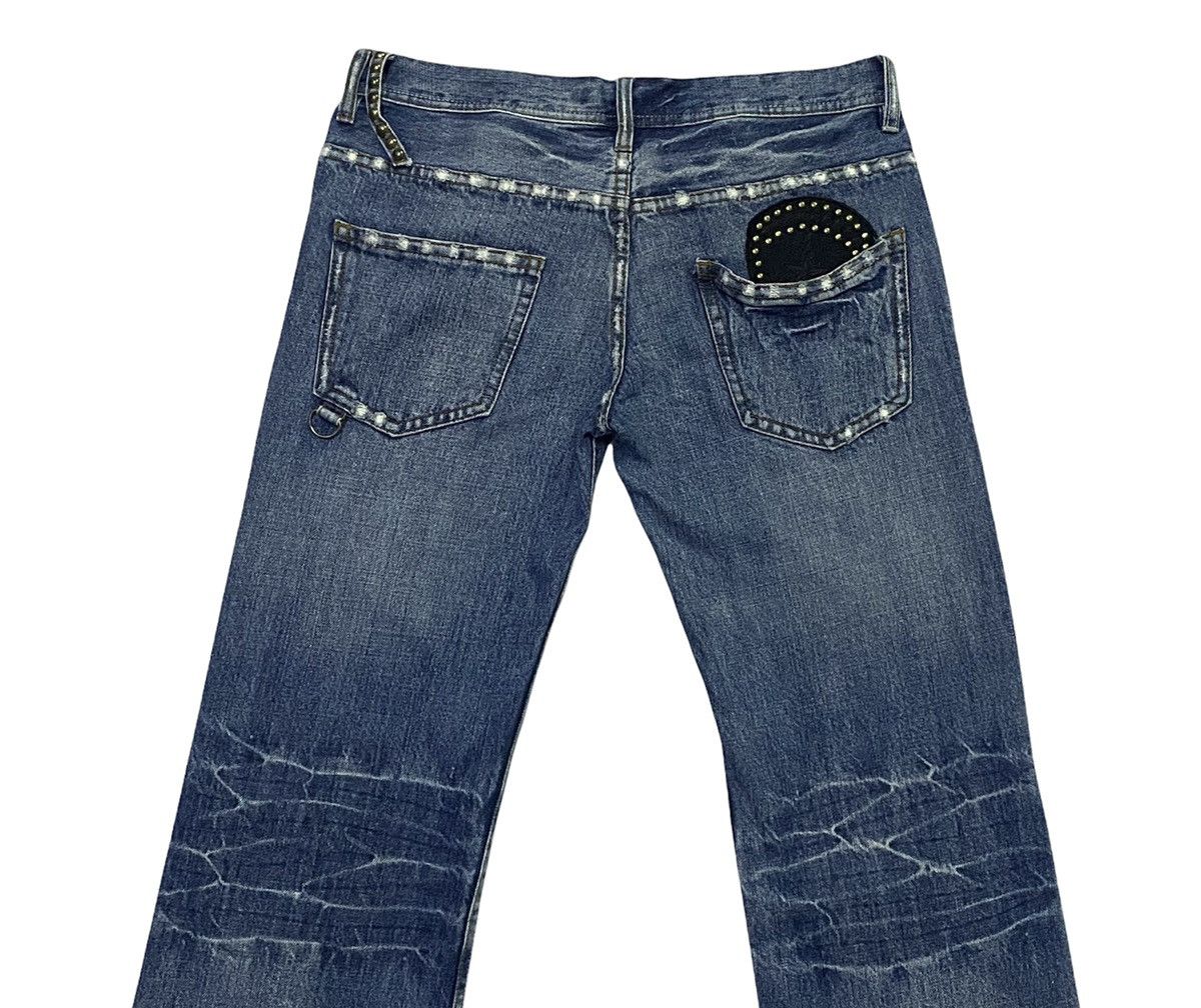 Japanese Brand Midas Distressed Design Denim Jeans Size US 32 / EU 48 - 23 Thumbnail