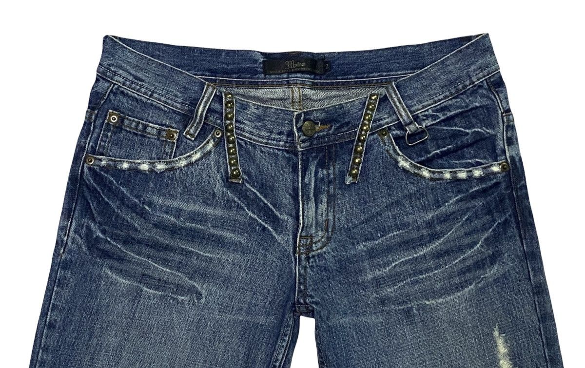 Japanese Brand Midas Distressed Design Denim Jeans Size US 32 / EU 48 - 20 Thumbnail