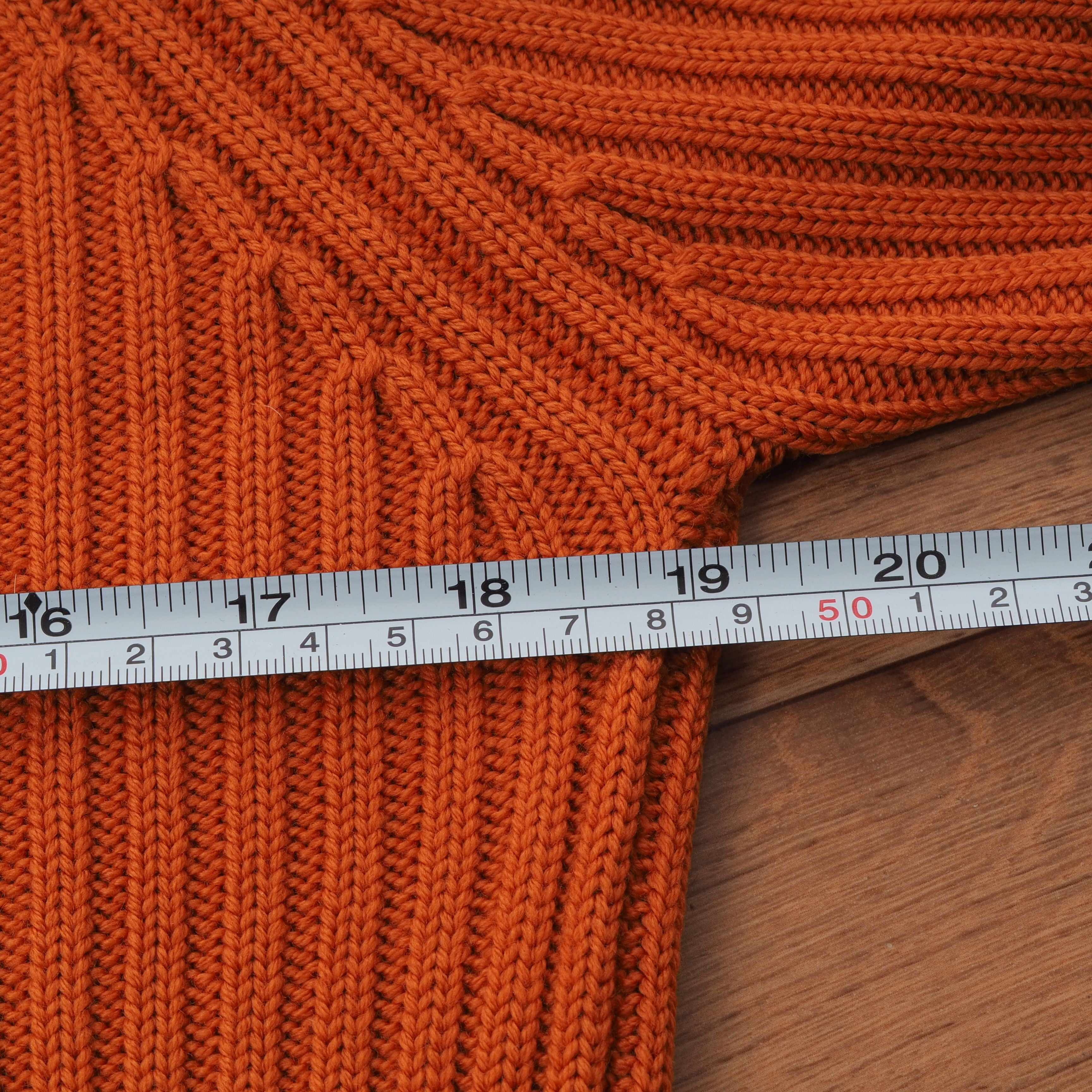 Prada Prada Vintage Orange Ribbed Wool Turtleneck Sweater Size M / US 6-8 / IT 42-44 - 10 Thumbnail