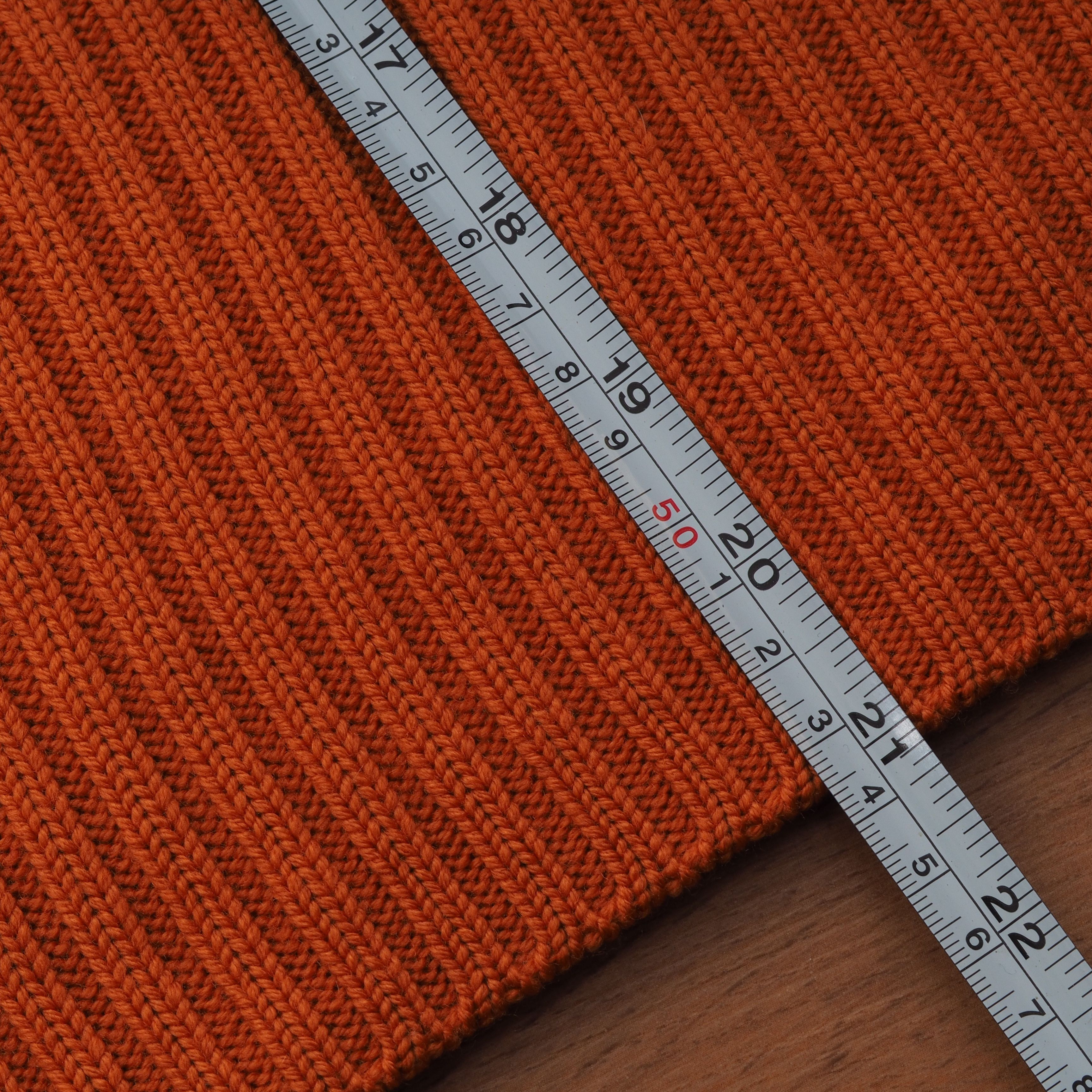 Prada Prada Vintage Orange Ribbed Wool Turtleneck Sweater Size M / US 6-8 / IT 42-44 - 11 Thumbnail