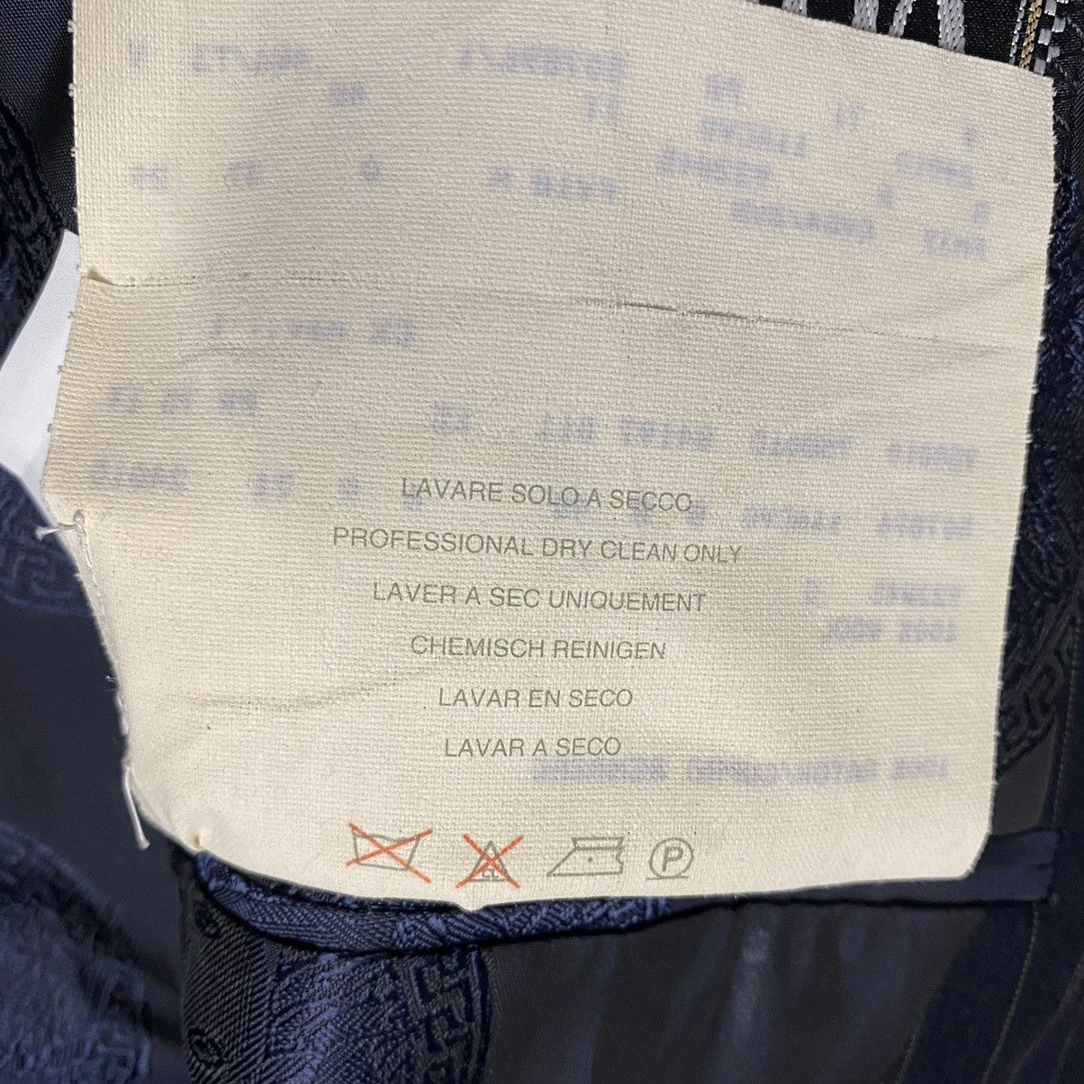 Versace Versace stripes long coat Size 48R - 17 Thumbnail