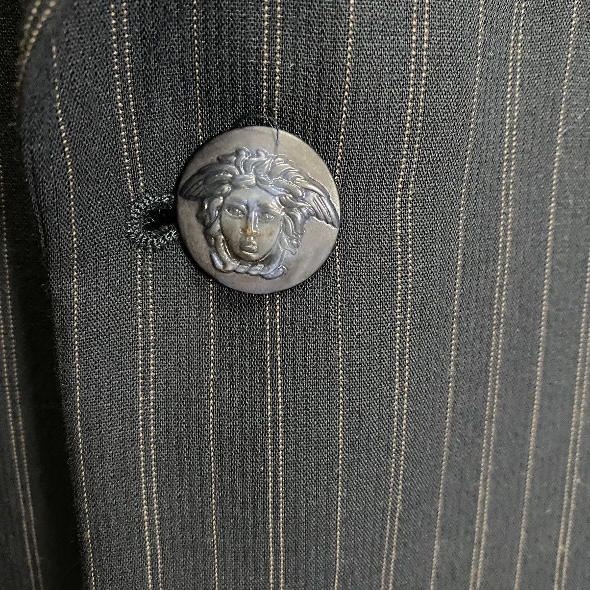 Versace Versace stripes long coat Size 48R - 11 Thumbnail