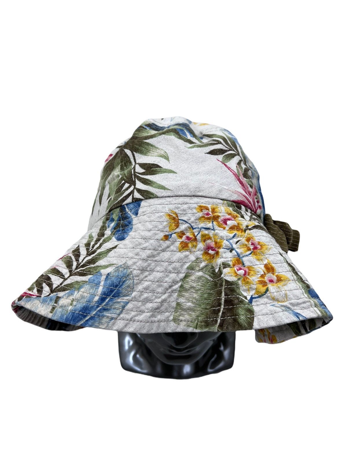 Japanese Brand Baraino Boushi Tokyo Floral Bucket Hat Size ONE SIZE - 2 Thumbnail