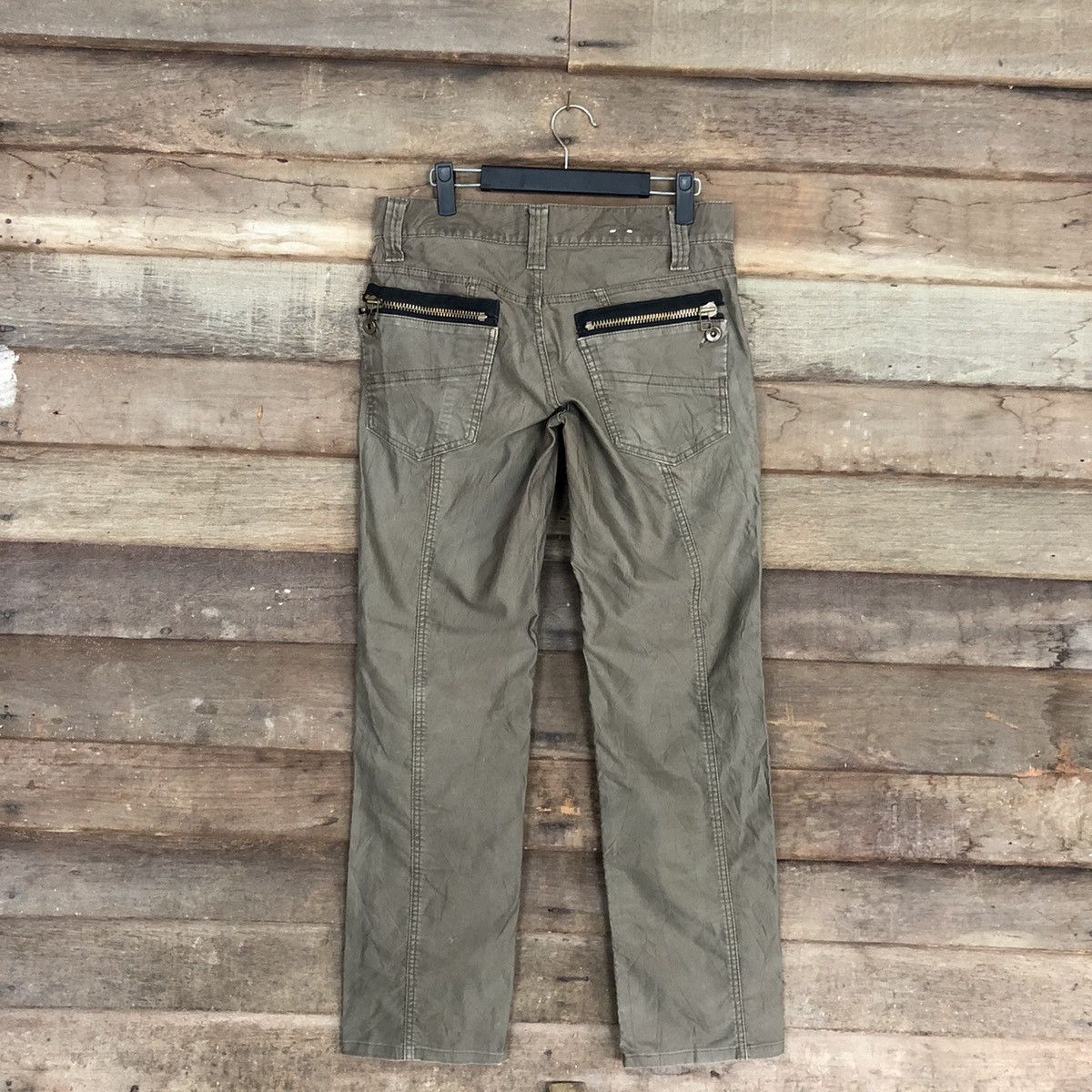 Japanese Brand JAPAN BROWN MULTIPOCKET FADED PANTS #0552 Size US 30 / EU 46 - 7 Thumbnail