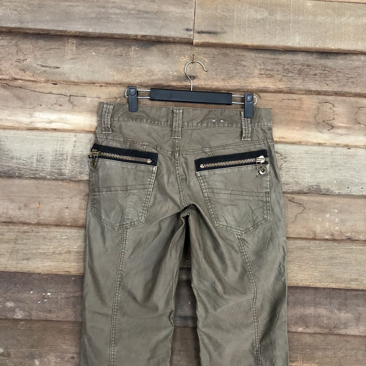 Japanese Brand JAPAN BROWN MULTIPOCKET FADED PANTS #0552 Size US 30 / EU 46 - 8 Thumbnail