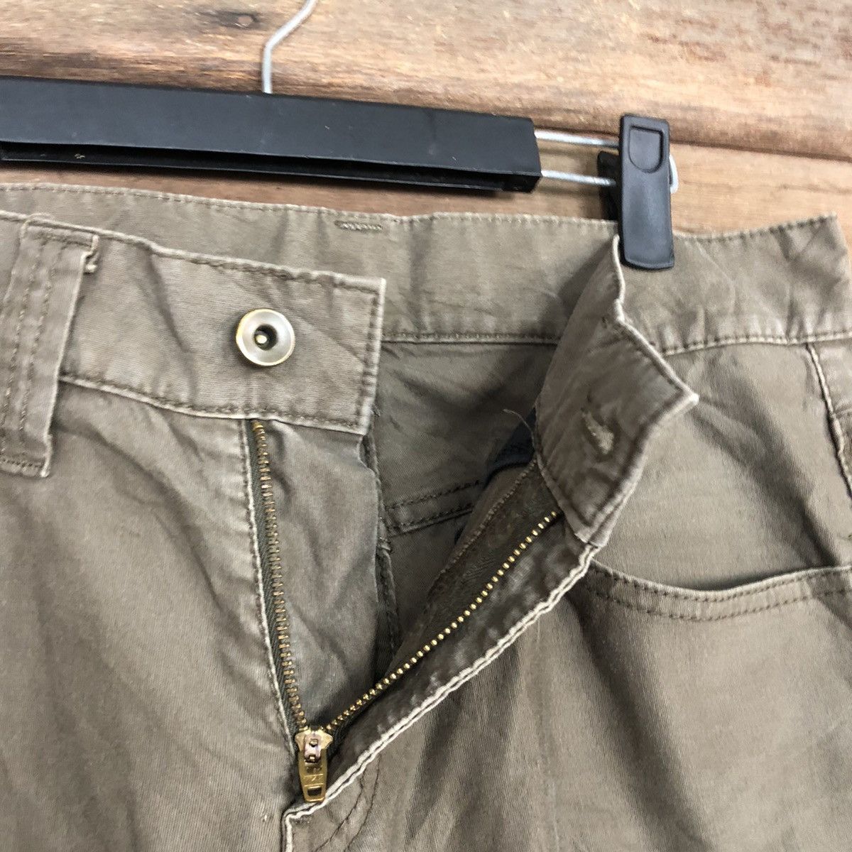 Japanese Brand JAPAN BROWN MULTIPOCKET FADED PANTS #0552 Size US 30 / EU 46 - 6 Thumbnail
