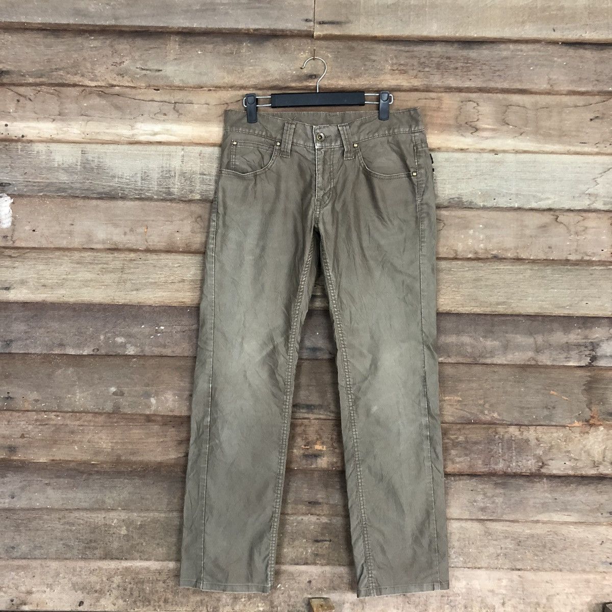 JAPAN BROWN MULTIPOCKET FADED PANTS #0552