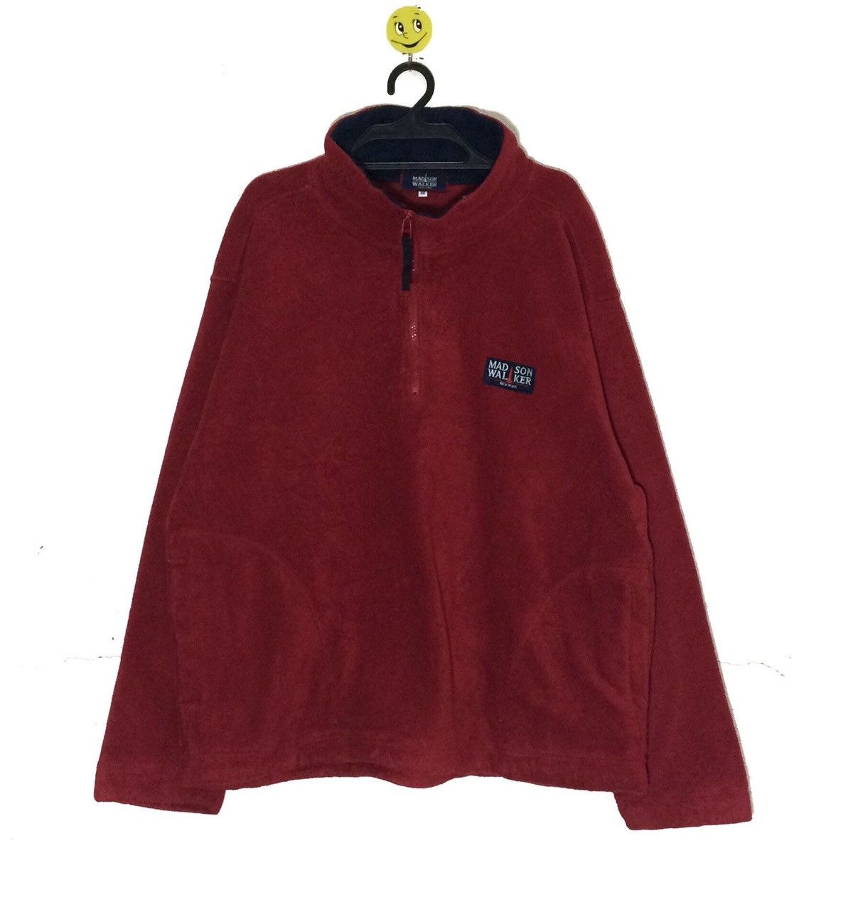 Madison × Vintage Madison Walker New York Fleece Crewneck Jumper Half Zipper Size US M / EU 48-50 / 2 - 1 Thumbnail