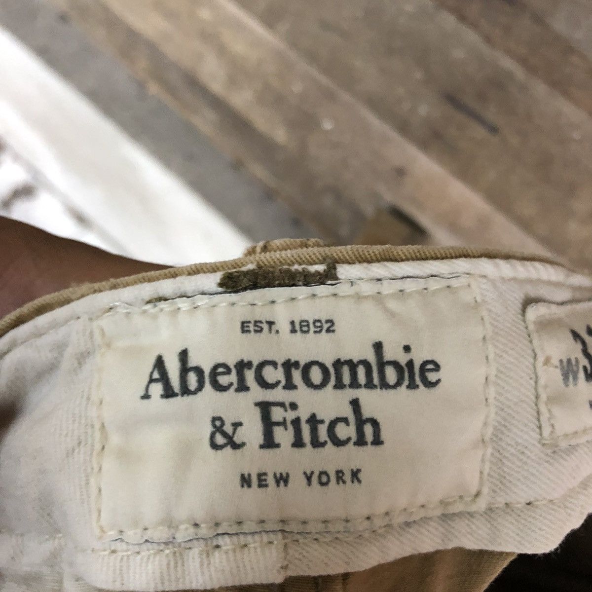 Abercrombie & Fitch ABERCROMBIE & FITCH FADED TROUSERS CHINO PANTS Size US 30 / EU 46 - 11 Thumbnail