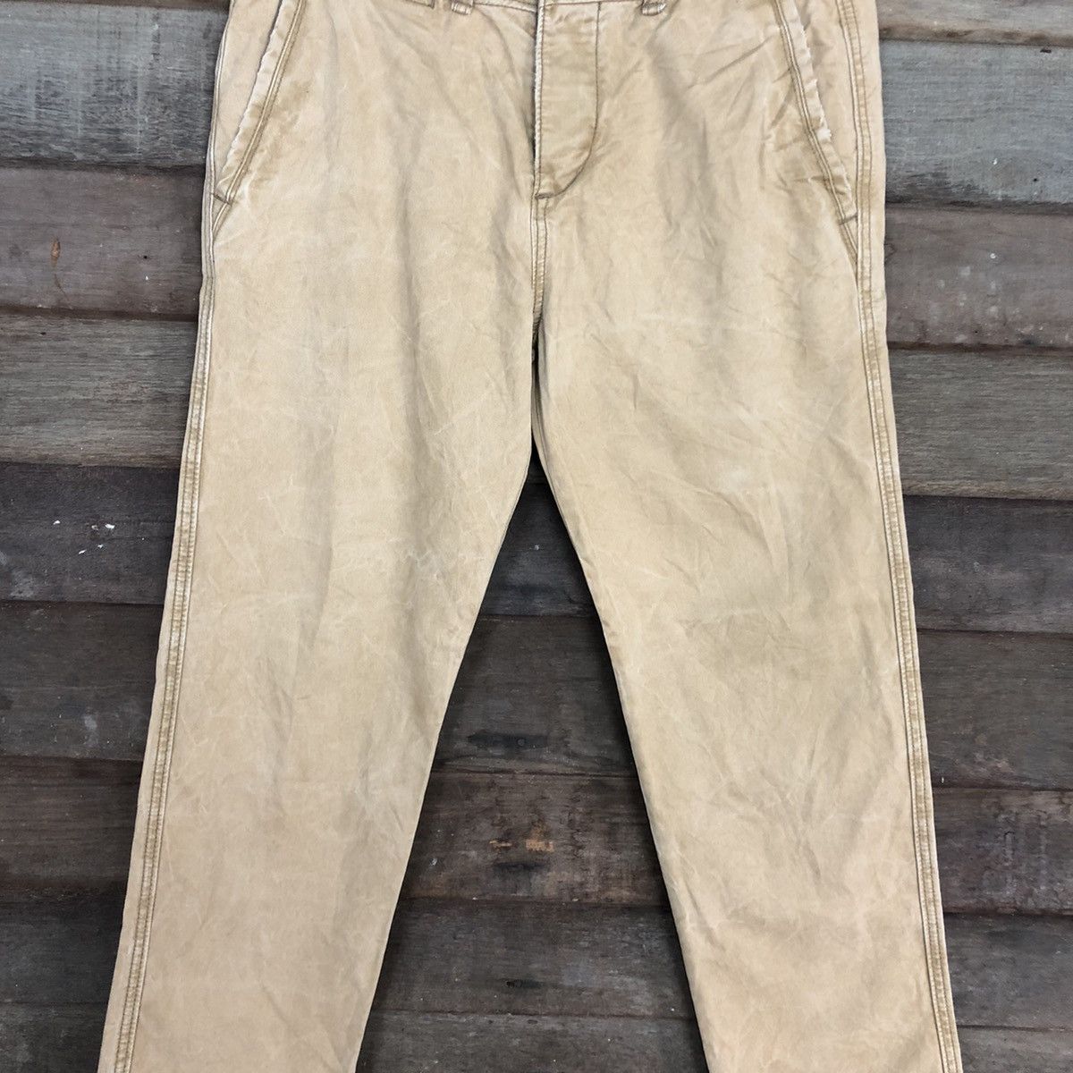 Abercrombie & Fitch ABERCROMBIE & FITCH FADED TROUSERS CHINO PANTS Size US 30 / EU 46 - 4 Thumbnail