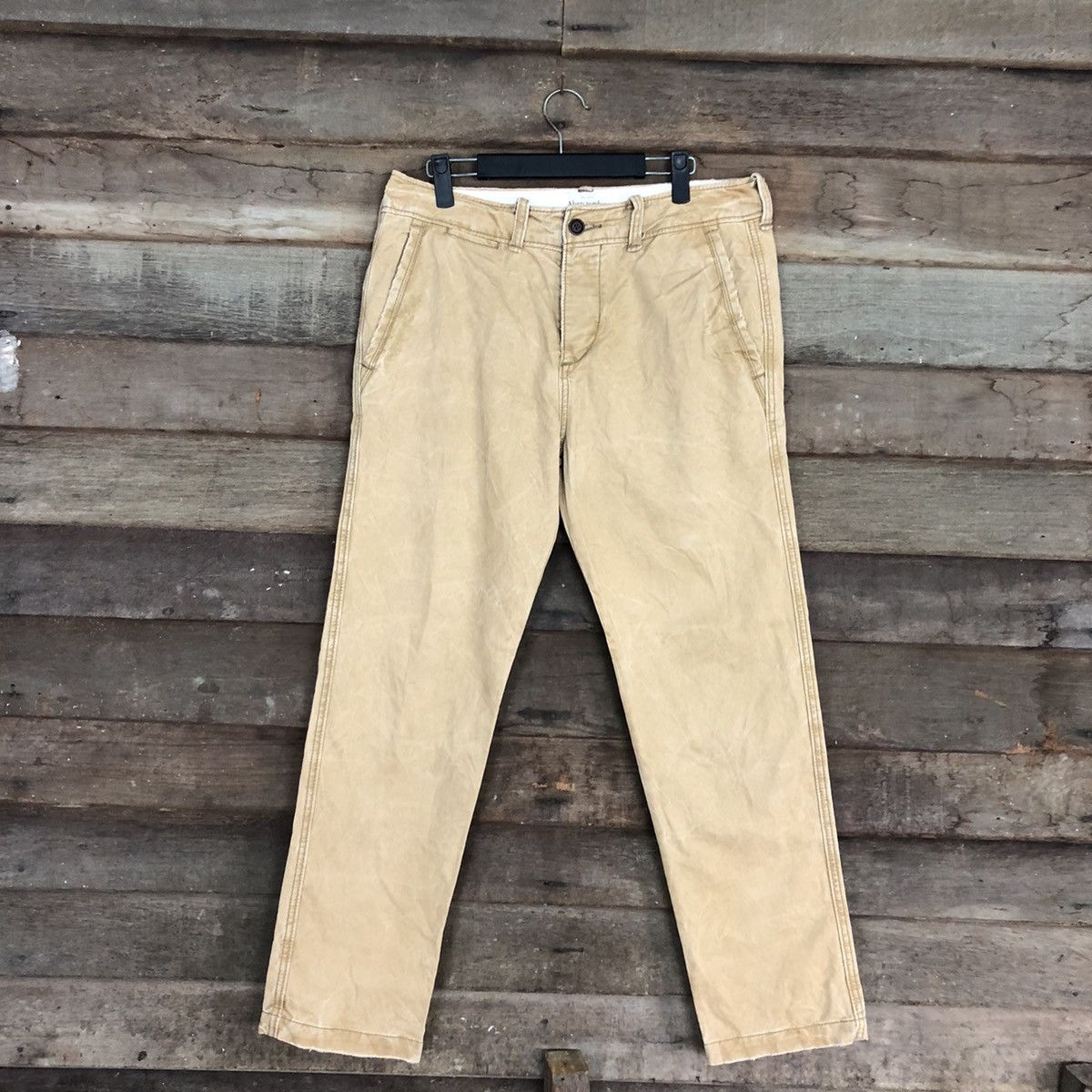 Abercrombie & Fitch ABERCROMBIE & FITCH FADED TROUSERS CHINO PANTS Size US 30 / EU 46 - 1 Thumbnail