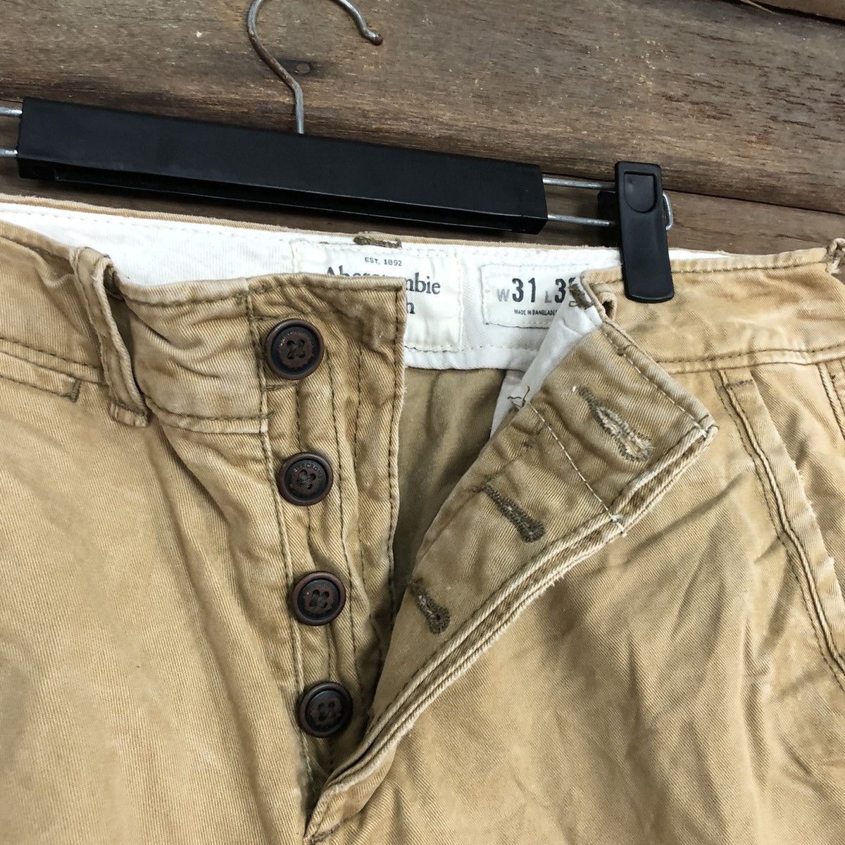 Abercrombie & Fitch ABERCROMBIE & FITCH FADED TROUSERS CHINO PANTS Size US 30 / EU 46 - 6 Thumbnail