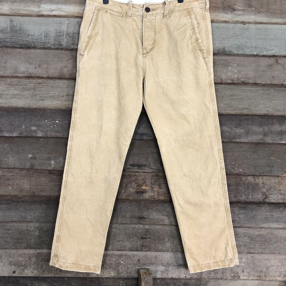 Abercrombie & Fitch ABERCROMBIE & FITCH FADED TROUSERS CHINO PANTS Size US 30 / EU 46 - 3 Thumbnail