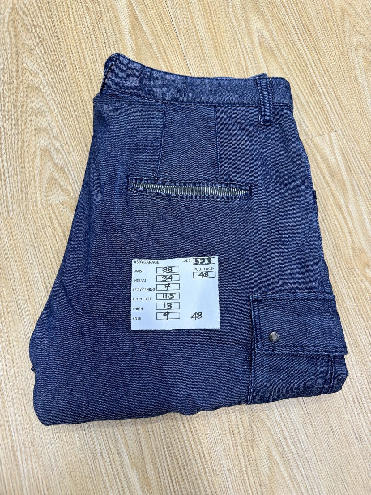 14th Addiction × Beauty Beast × Michel Klein KLEIN PLUS HOMME Multipocket Cargo Denim J523 Size US 33 - 9 Thumbnail