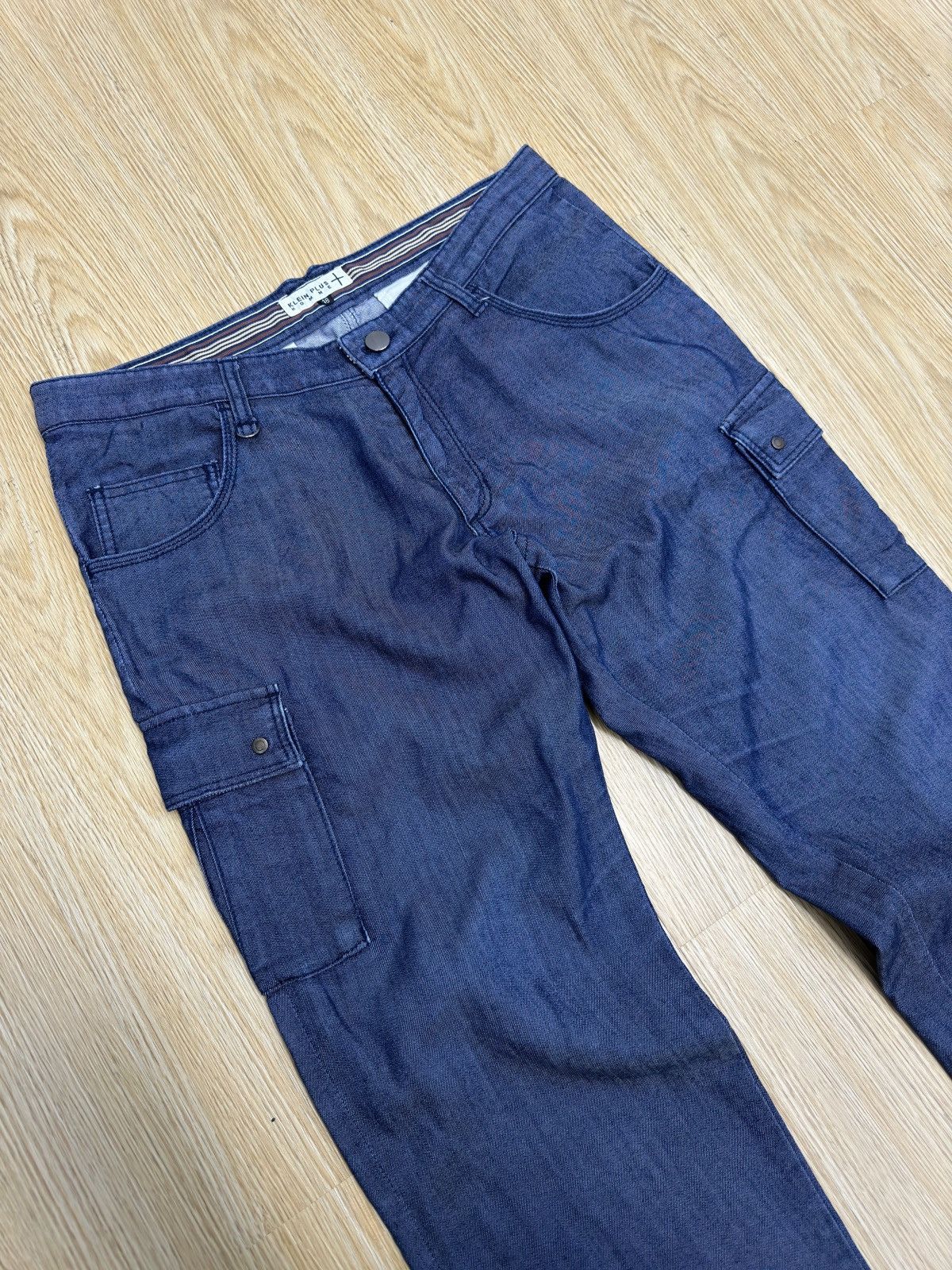 14th Addiction × Beauty Beast × Michel Klein KLEIN PLUS HOMME Multipocket Cargo Denim J523 Size US 33 - 4 Thumbnail