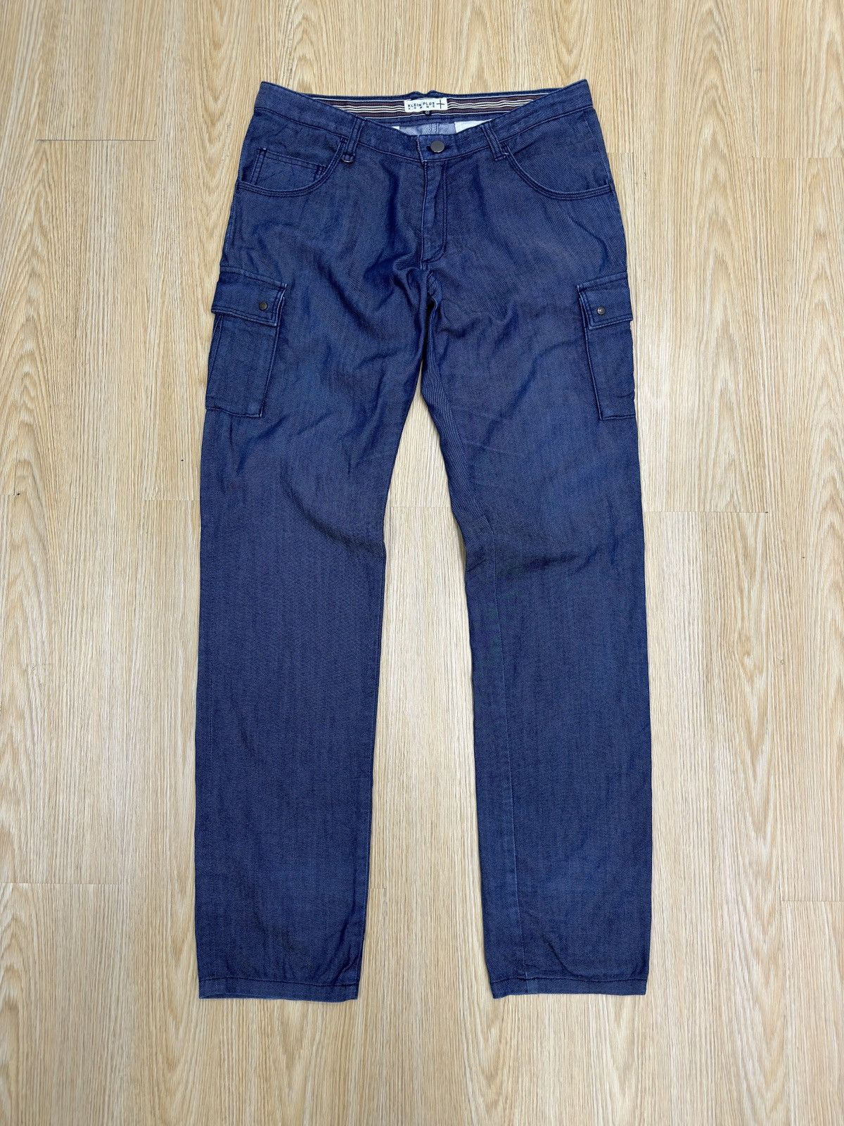 14th Addiction × Beauty Beast × Michel Klein KLEIN PLUS HOMME Multipocket Cargo Denim J523 Size US 33 - 1 Thumbnail