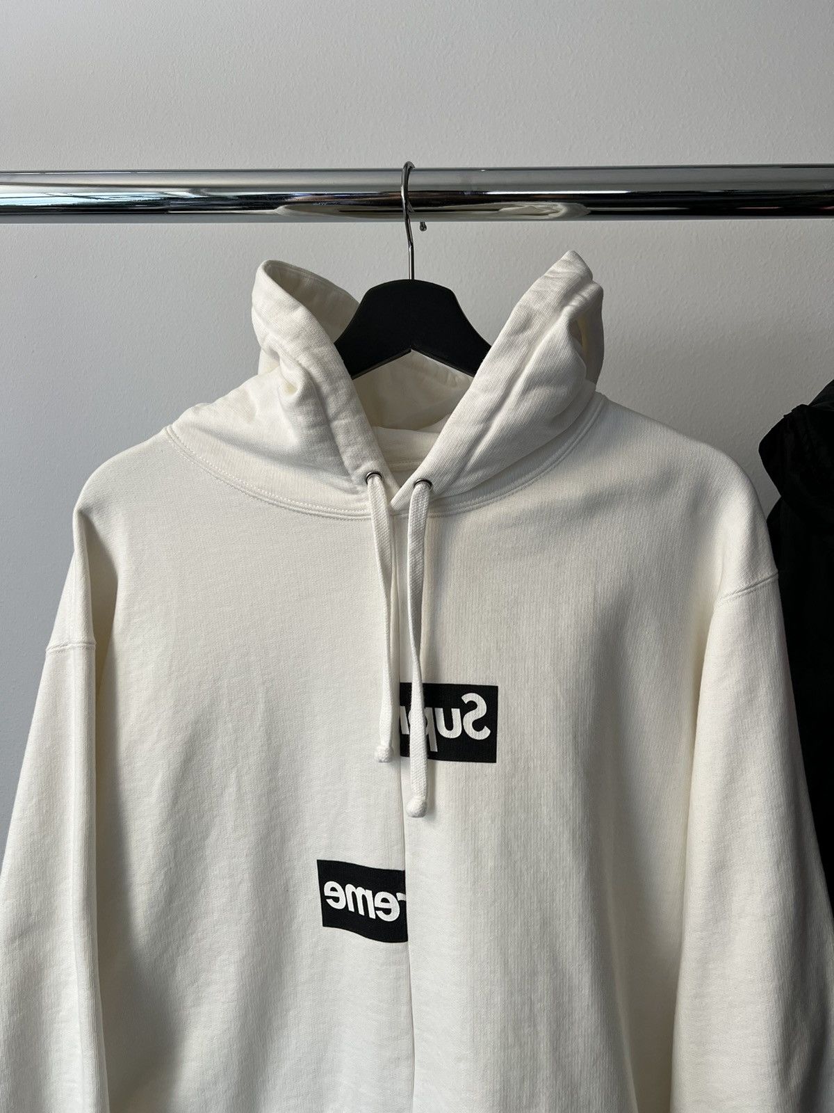 Comme des Garcons × Supreme FW18 Split Box Logo Hooded Sweatshirt Size US XL / EU 56 / 4 - 2 Thumbnail