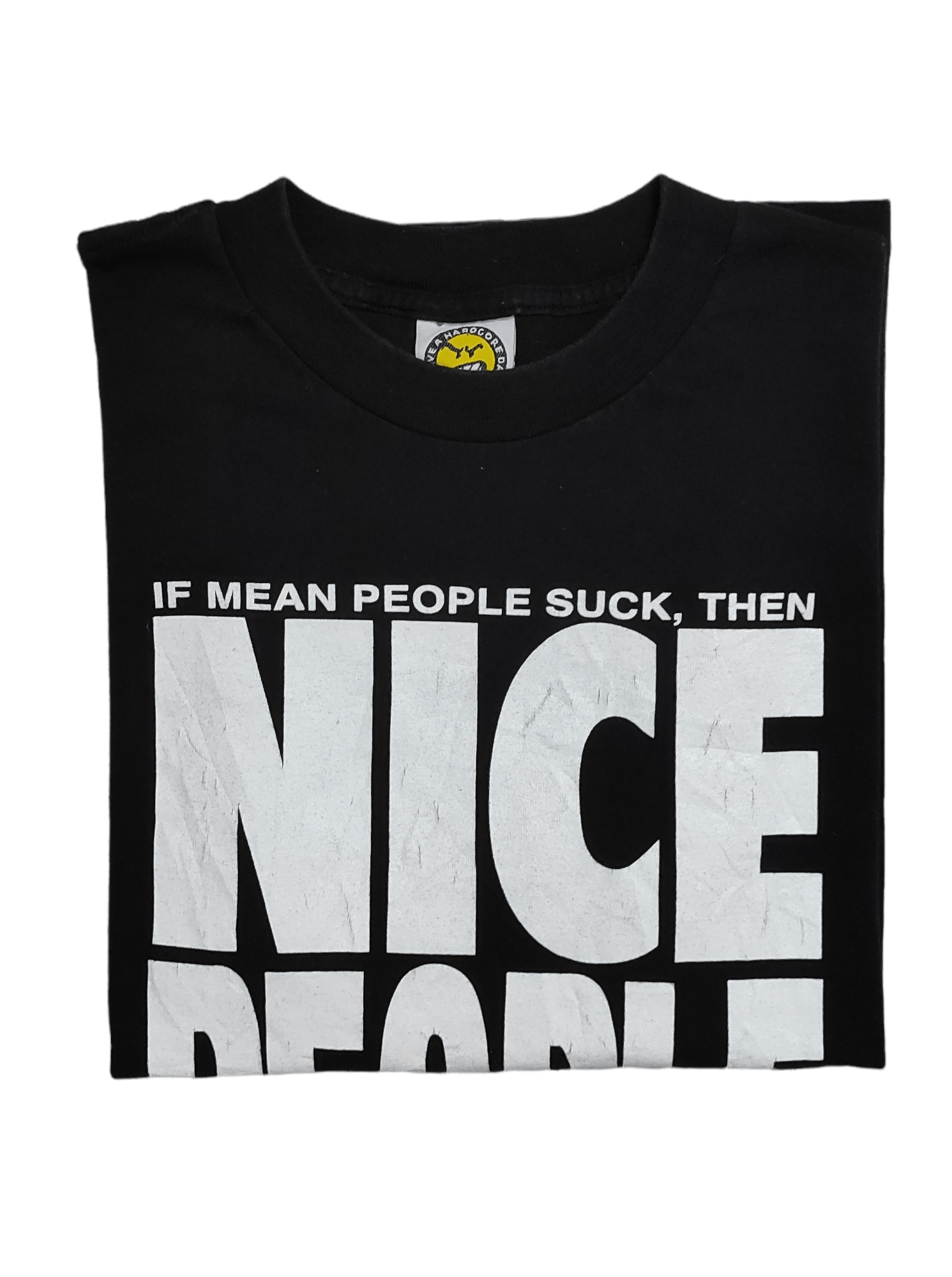 Mostly Heard Rarely Seen Vintage 90's HAVE A HARDCORE DAY BALZOUT Spell out tee Size US M / EU 48-50 / 2 - 6 Thumbnail
