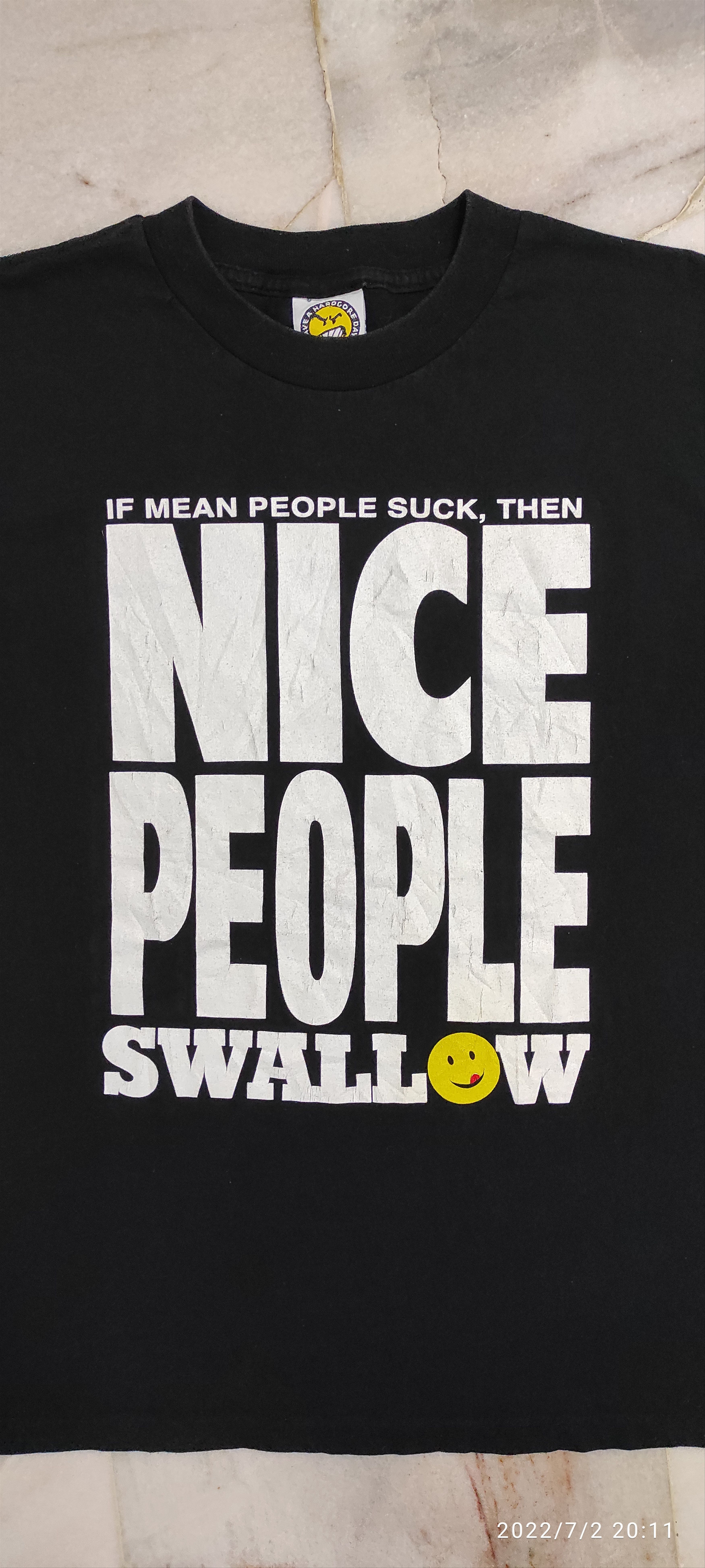 Mostly Heard Rarely Seen Vintage 90's HAVE A HARDCORE DAY BALZOUT Spell out tee Size US M / EU 48-50 / 2 - 5 Thumbnail