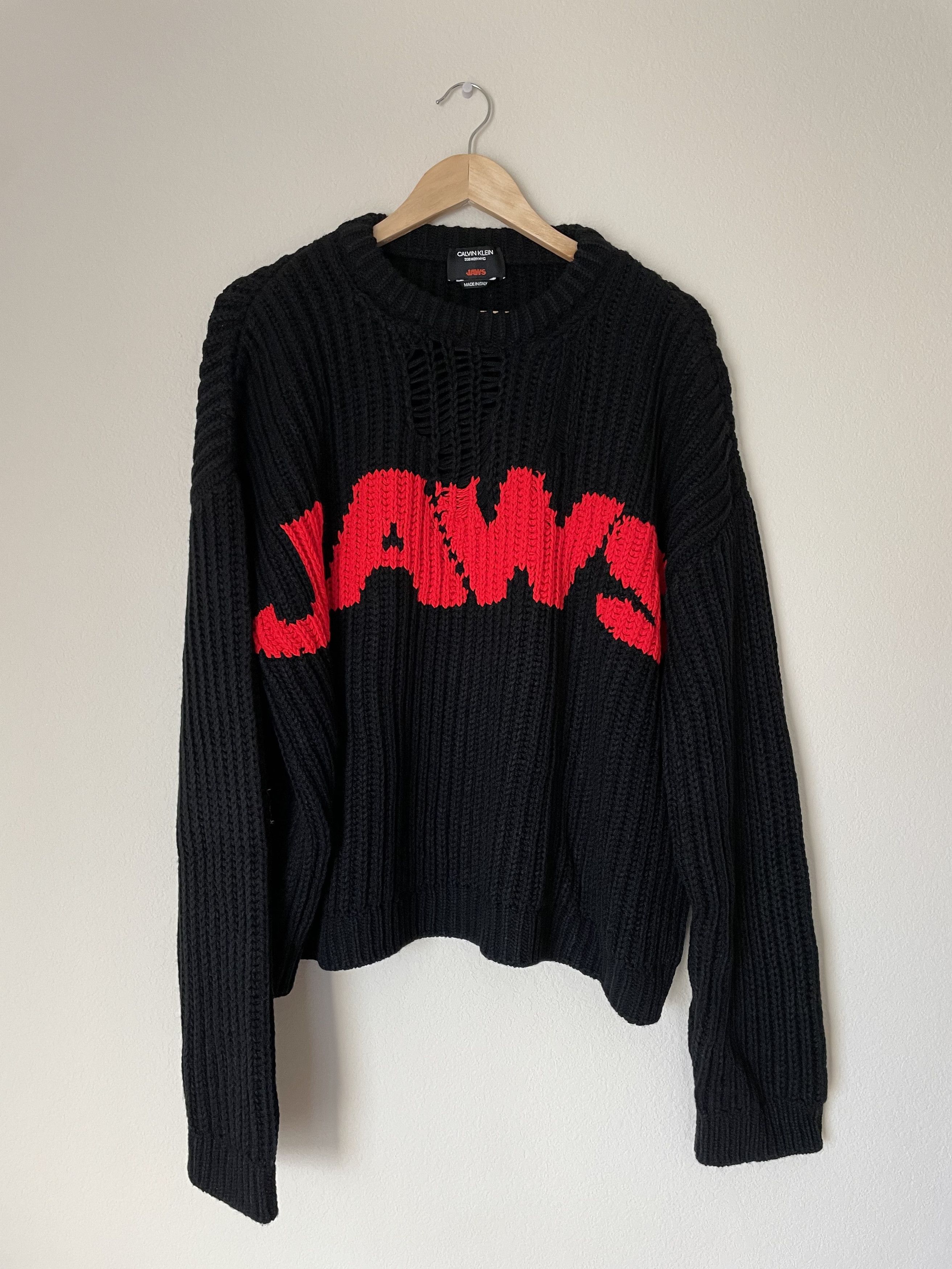 Calvin klein clearance jaws sweater