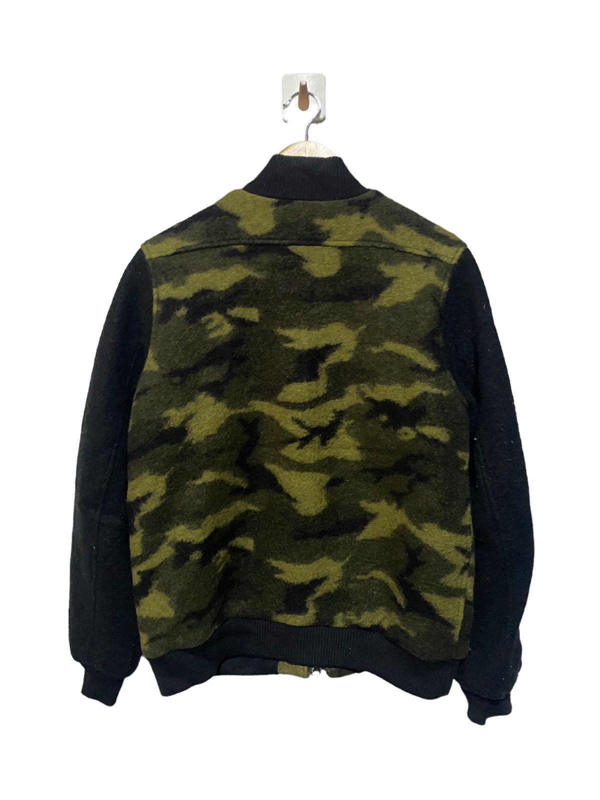 Japanese Brand 🔥SALE🔥TRIBECA WOOL BOMBER JACKET CAMO STYLE Size US L / EU 52-54 / 3 - 2 Thumbnail