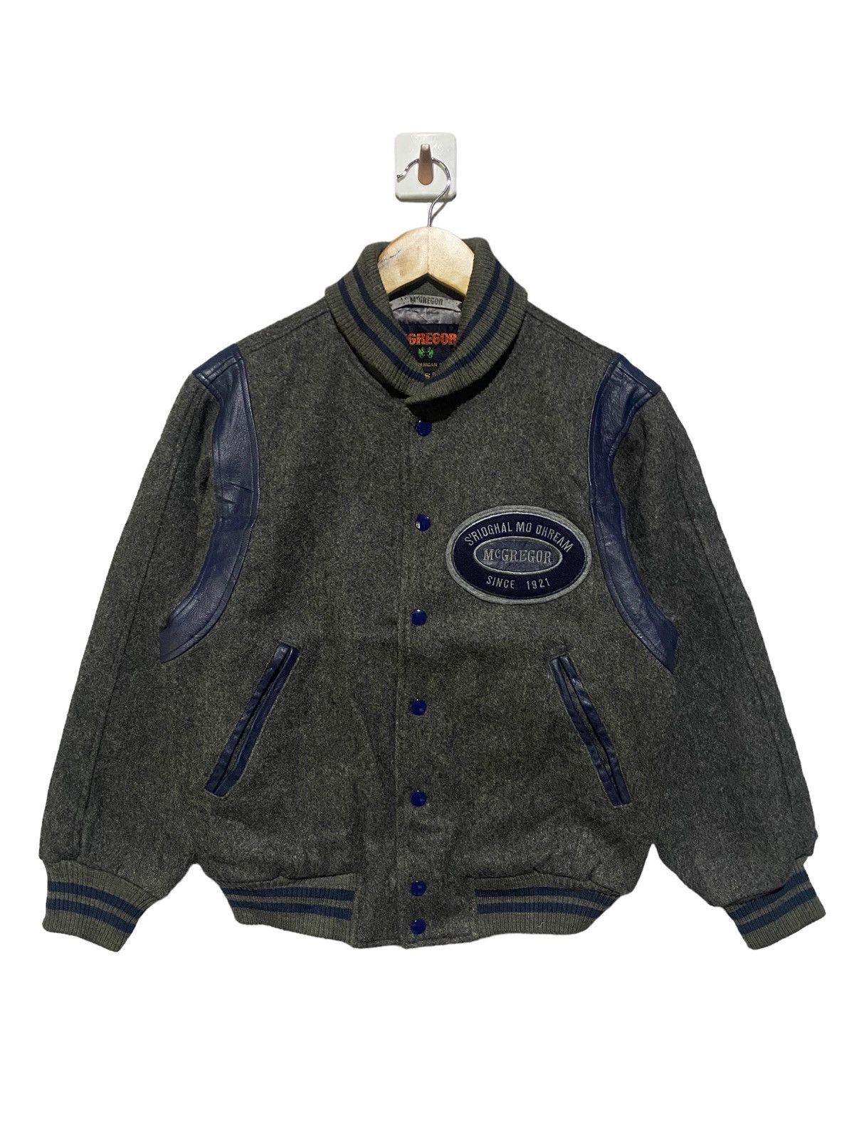 McGregor × Vintage 🔥 VINTAGE 80s MCGREGOR WOOL BOMBER JACKET