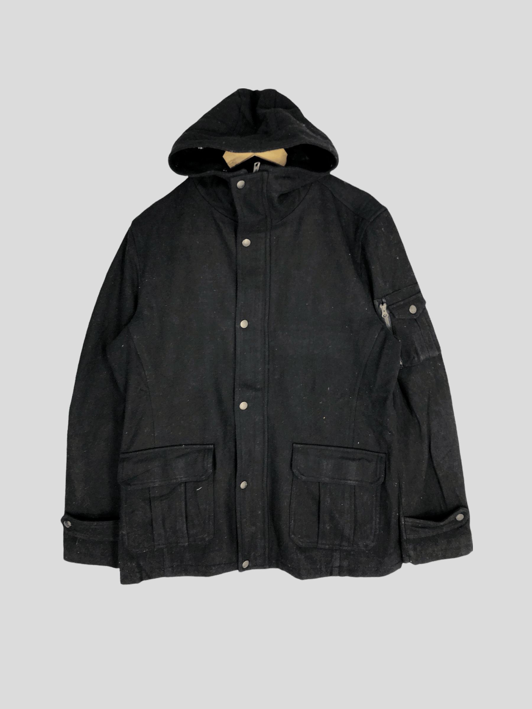 Von Dutch Double Pocket Jacket With Hoodie