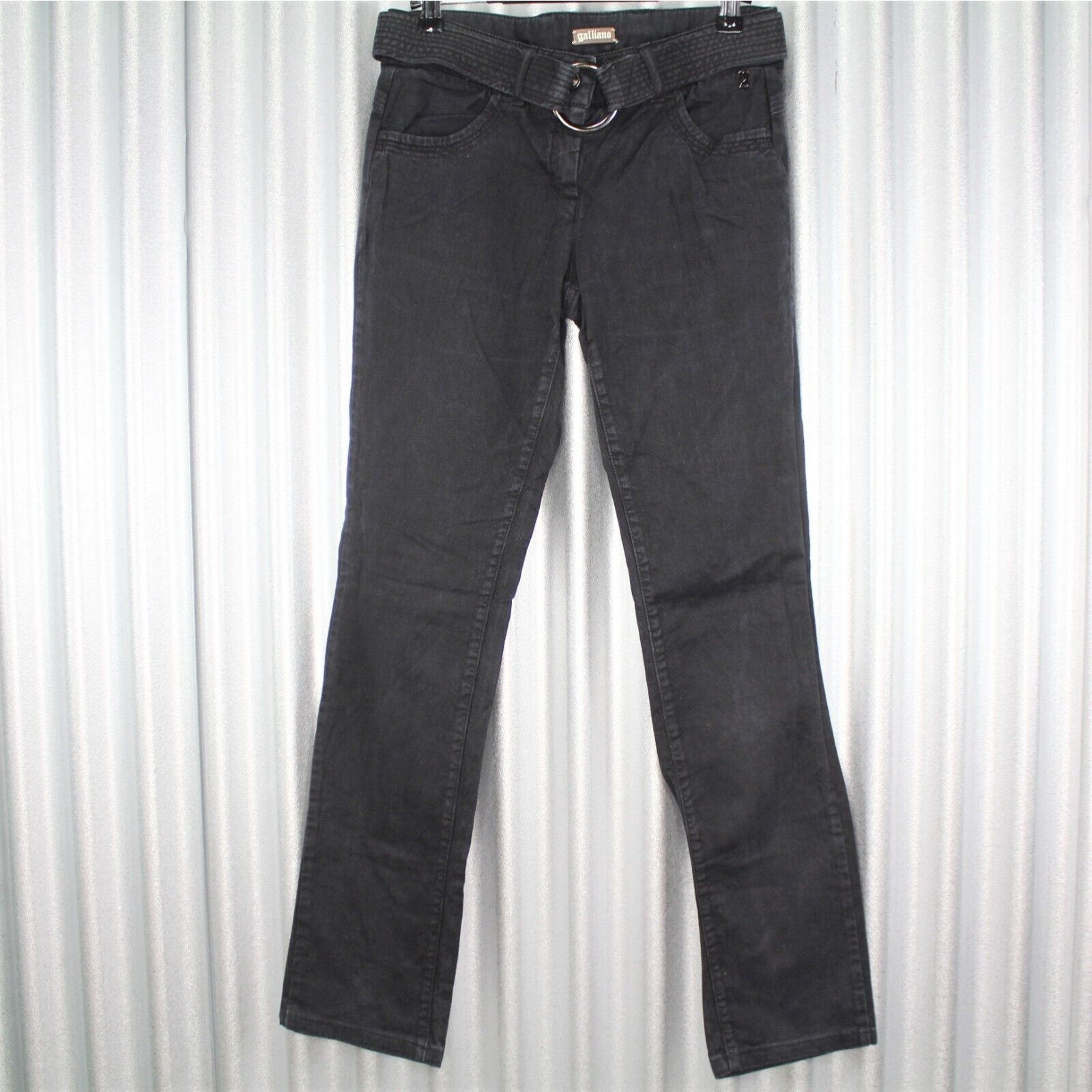 John Galliano John Galliano Skinny Fit Jeans Black Women's 29x28 Made