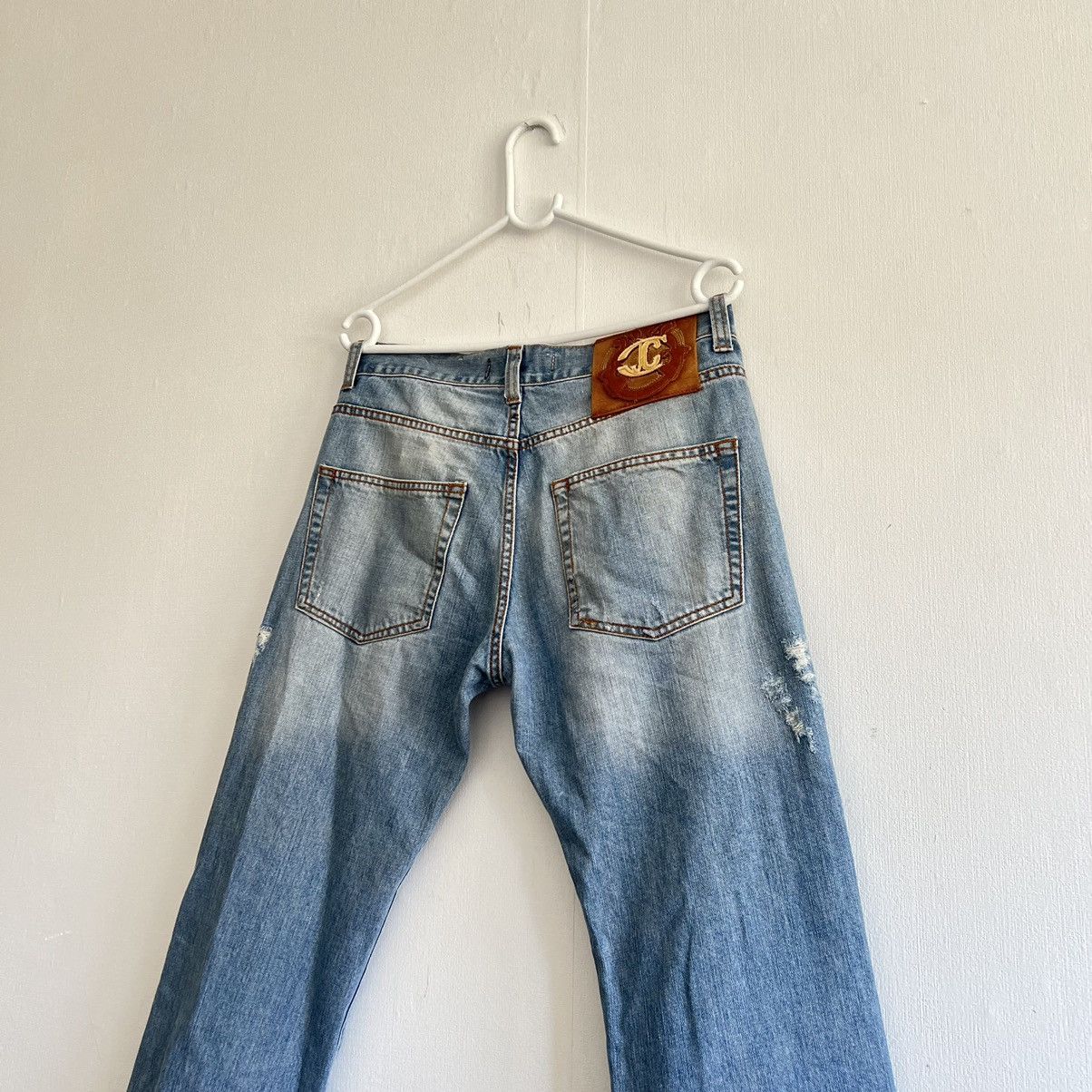 Just Cavalli Vintage Just Cavalli Distressed Jeans Size US 32 / EU 48 - 10 Thumbnail