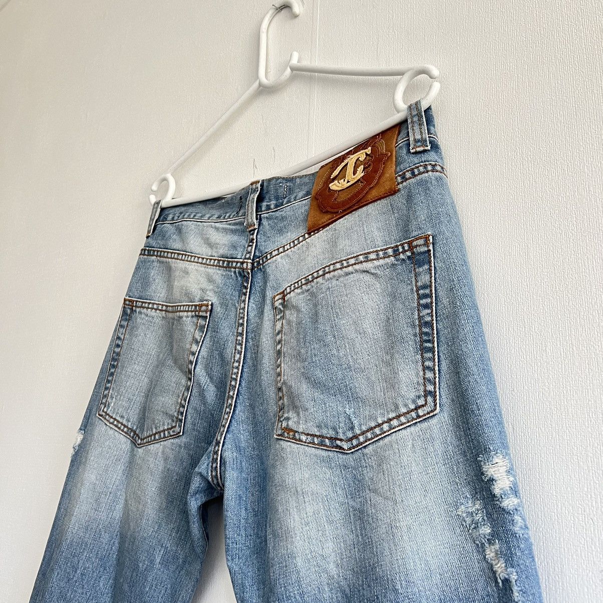 Just Cavalli Vintage Just Cavalli Distressed Jeans Size US 32 / EU 48 - 11 Thumbnail
