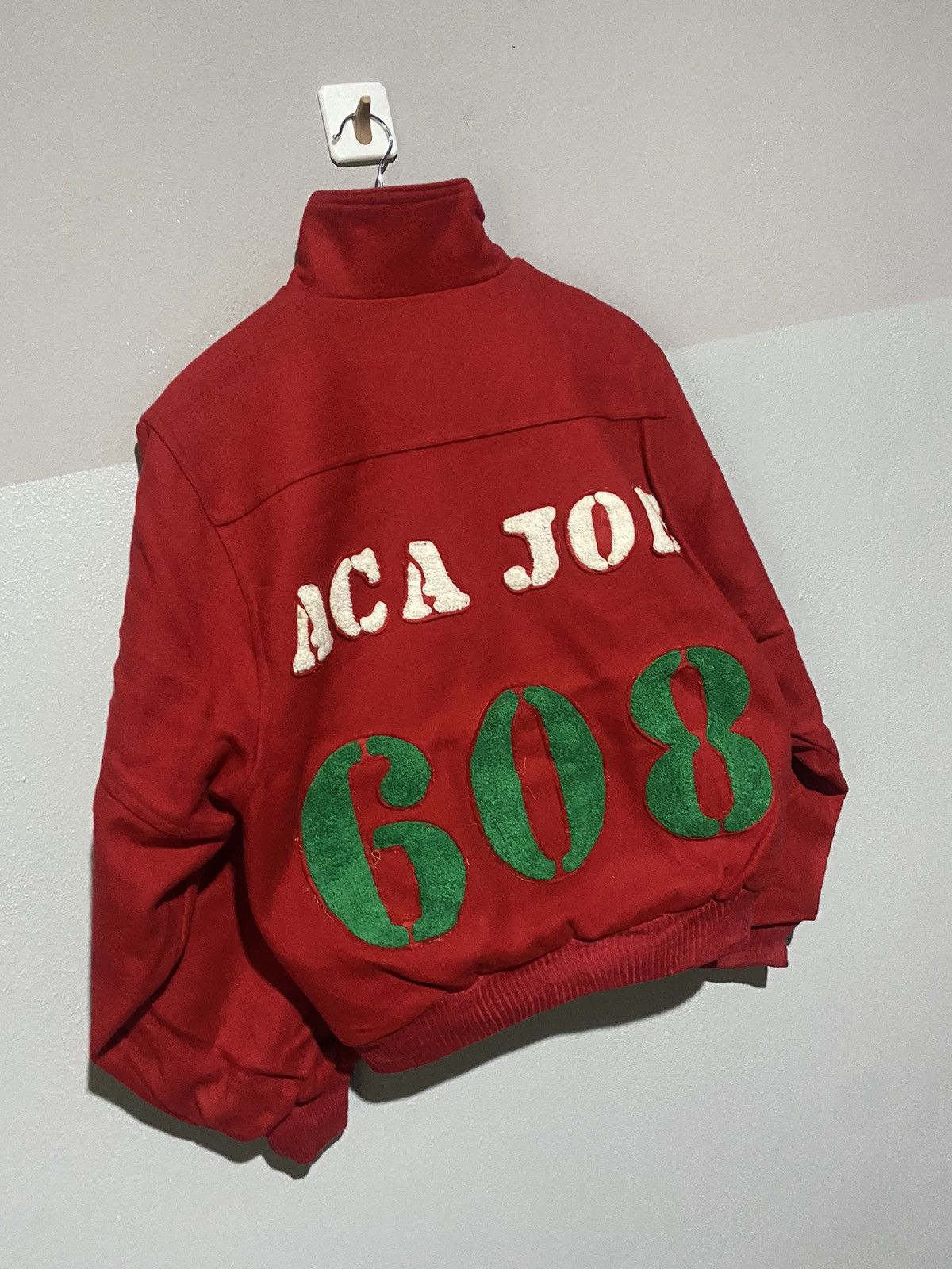 Vintage DAVID LETTERMAN ACA JOE 608 VINTAGE WOOL VARSITY JACKET Size US L / EU 52-54 / 3 - 4 Thumbnail