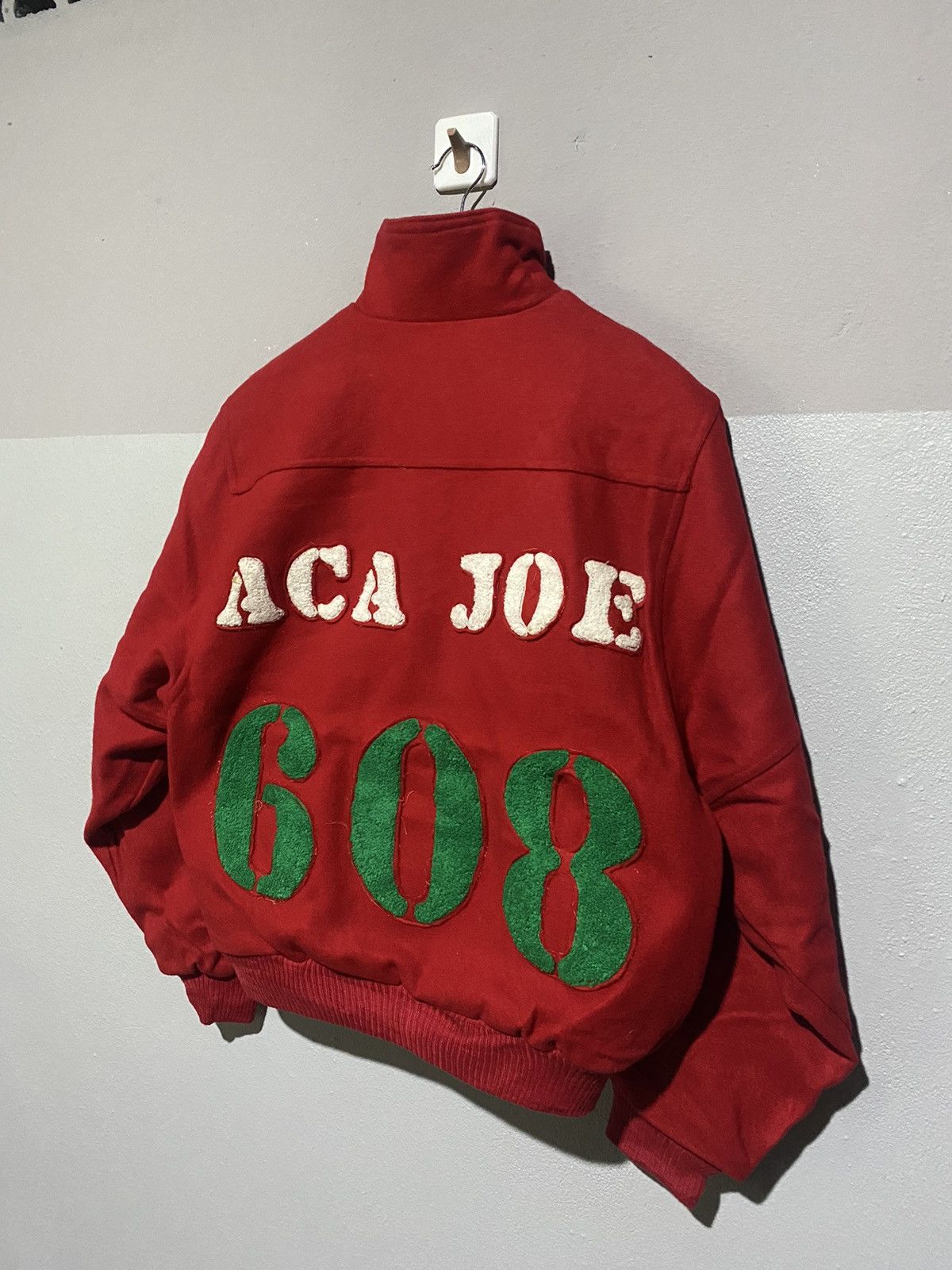 Vintage DAVID LETTERMAN ACA JOE 608 VINTAGE WOOL VARSITY JACKET Size US L / EU 52-54 / 3 - 3 Thumbnail