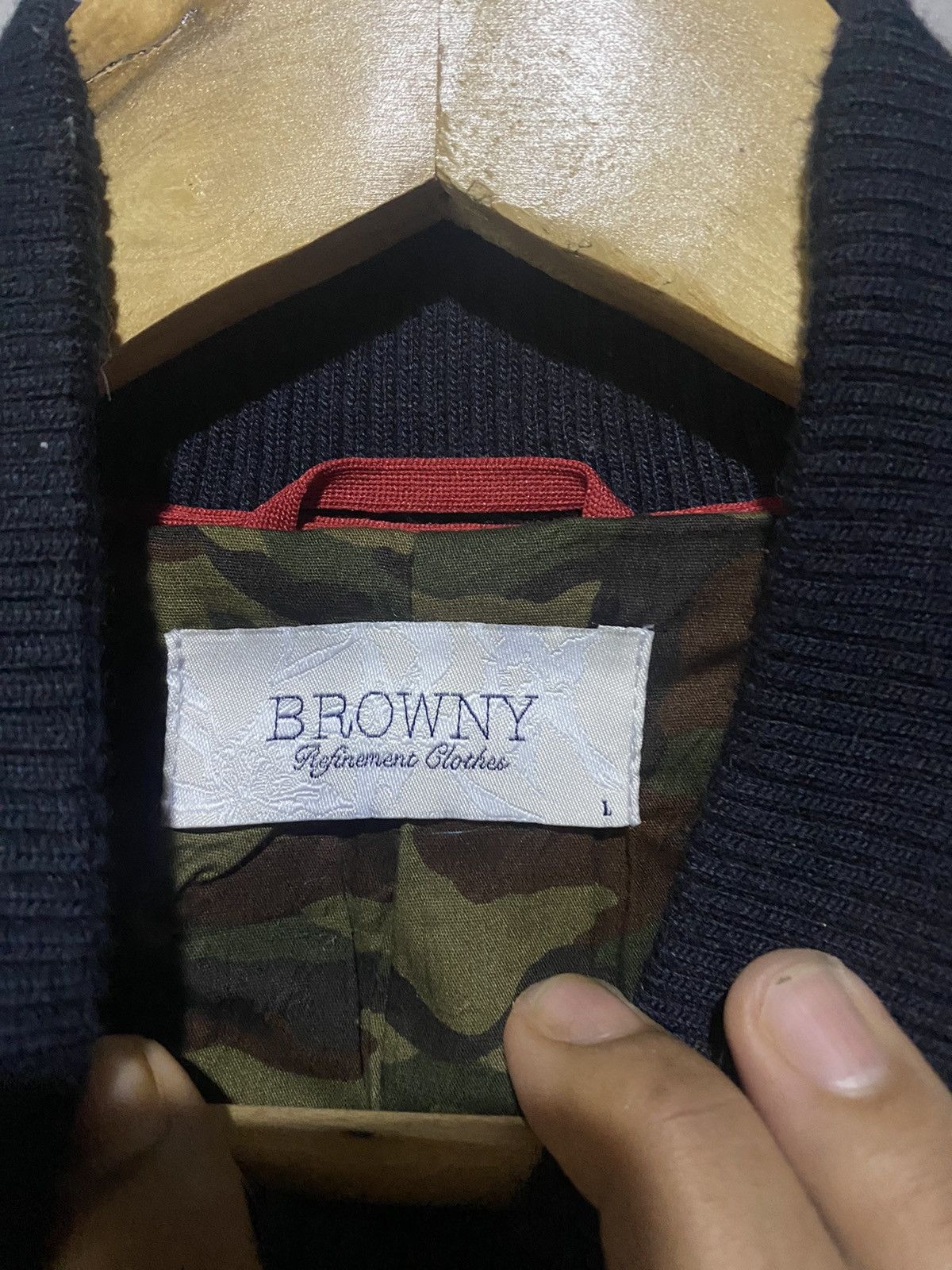 Other 🔥SALE🔥BROWNY NEW YORK WOOL VARSITY JACKET Size US M / EU 48-50 / 2 - 6 Thumbnail
