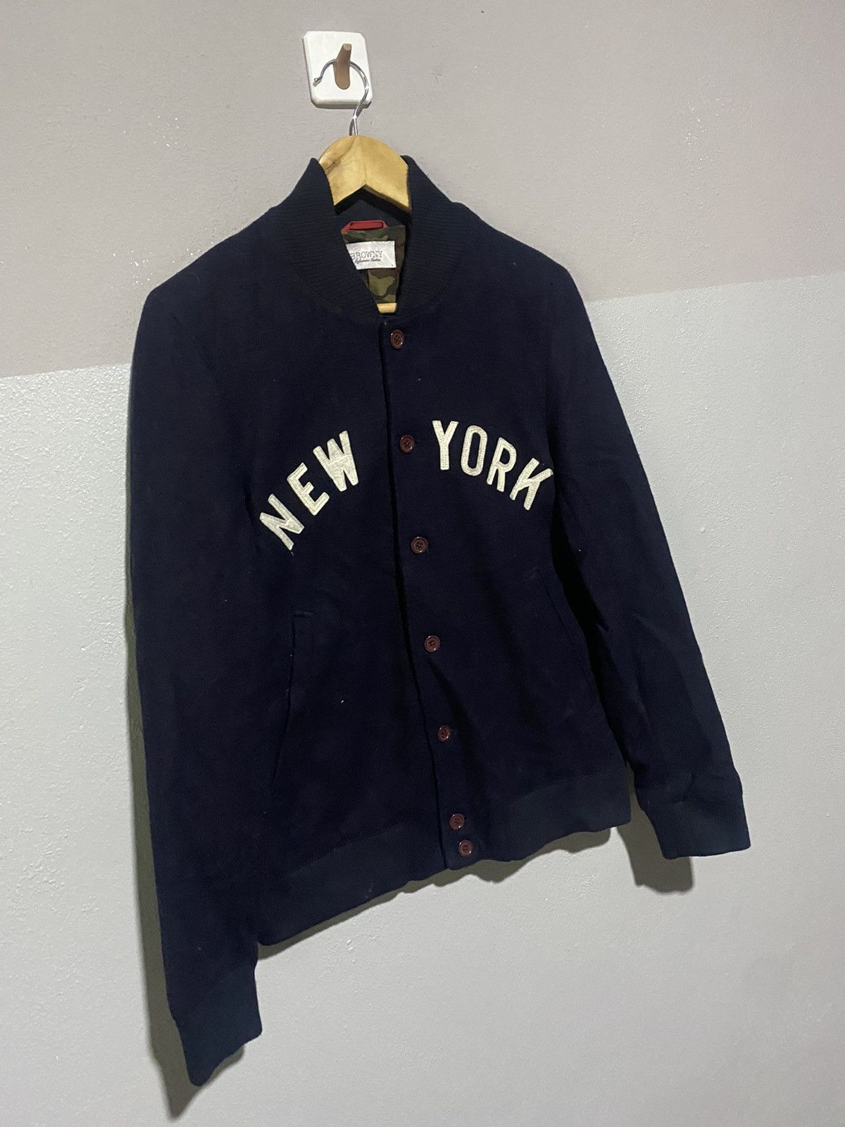 Other 🔥SALE🔥BROWNY NEW YORK WOOL VARSITY JACKET Size US M / EU 48-50 / 2 - 4 Thumbnail