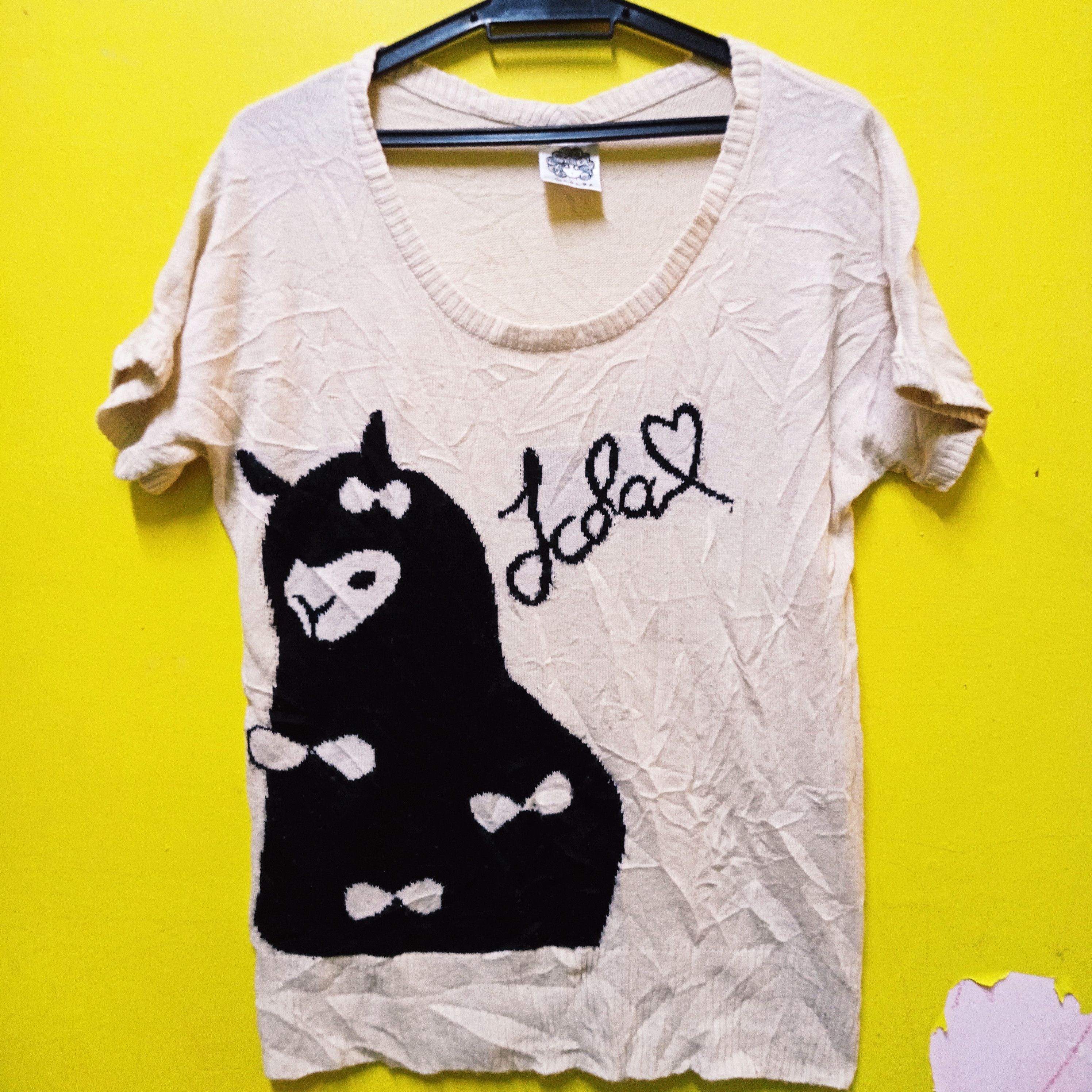 Vintage retro Sweatshirt Knit T shirt