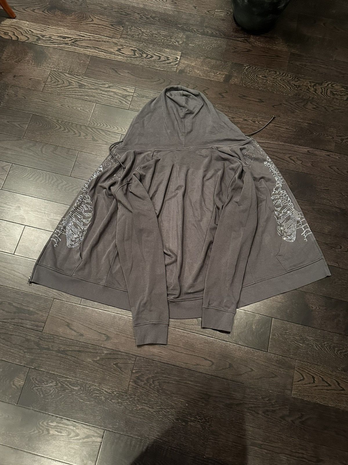 Other BBL: By Ben Livermore rhinestone grey zip up hoodie Size US XL / EU 56 / 4 - 5 Thumbnail