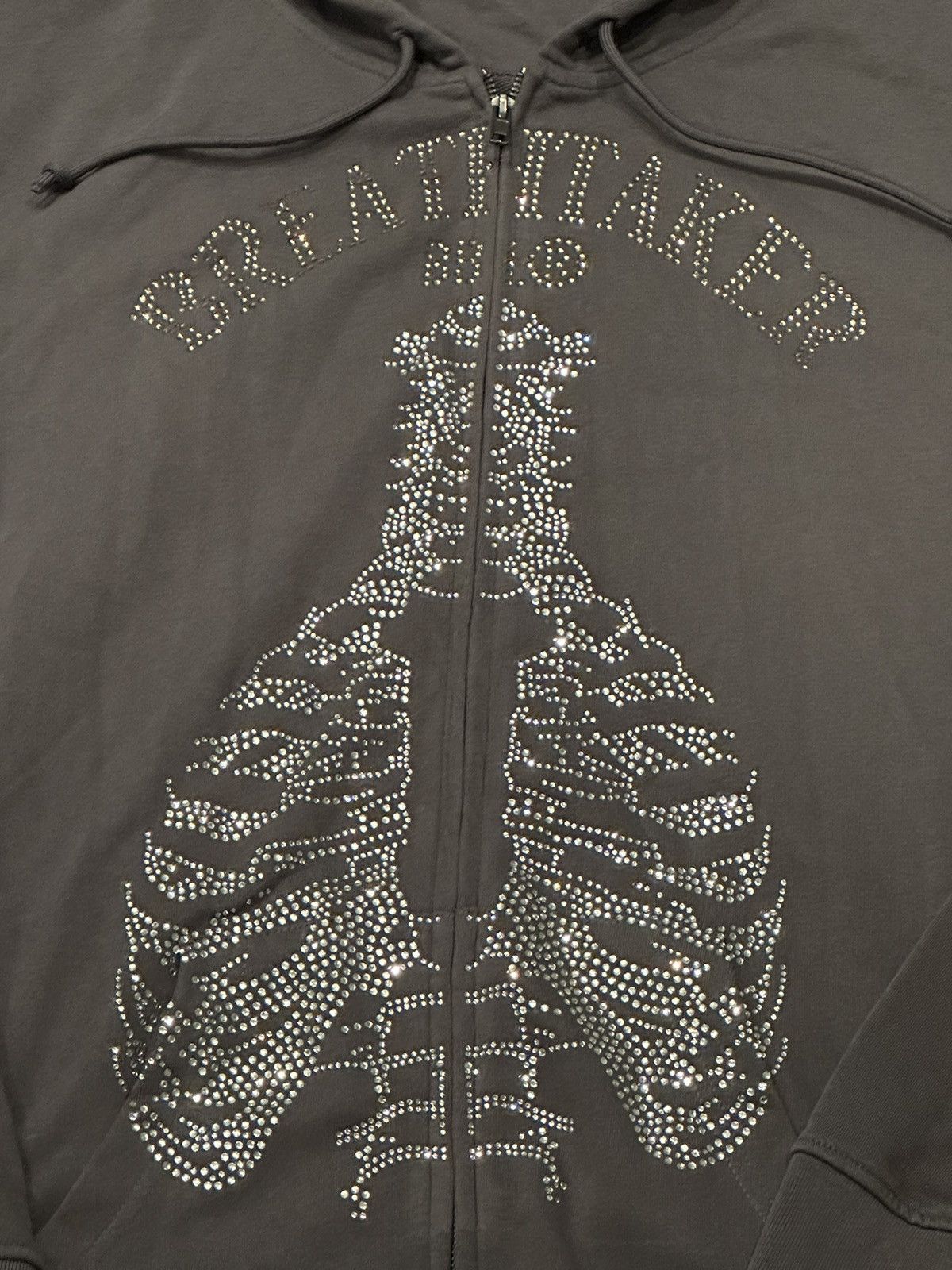 Other BBL: By Ben Livermore rhinestone grey zip up hoodie Size US XL / EU 56 / 4 - 3 Thumbnail