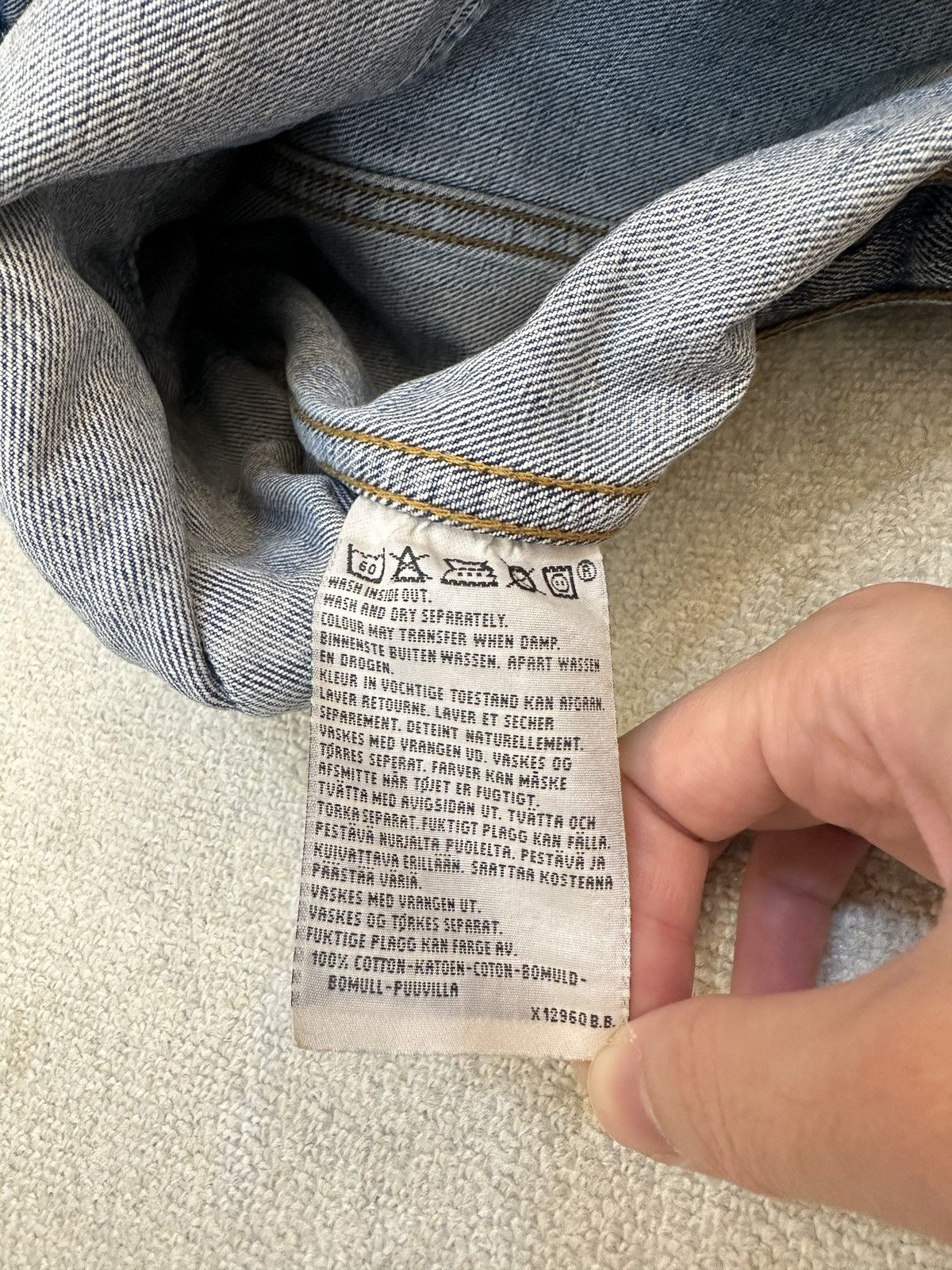 Hollywood Trading Company HTC IrregulaR HUMBLE Gemstone Studded Vintage Levi’s Jacket Size US S / EU 44-46 / 1 - 9 Thumbnail