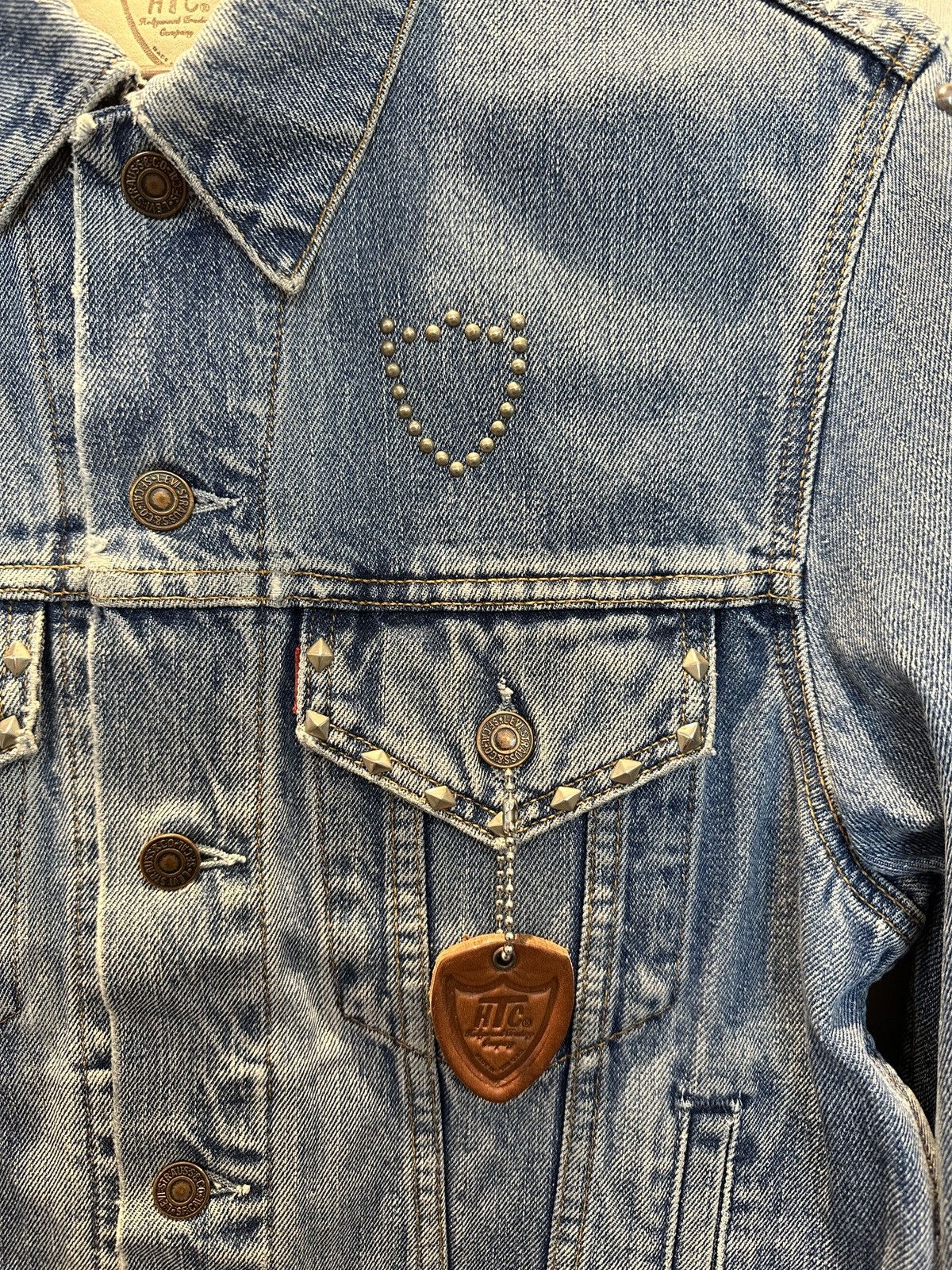 Hollywood Trading Company HTC IrregulaR HUMBLE Gemstone Studded Vintage Levi’s Jacket Size US S / EU 44-46 / 1 - 2 Thumbnail