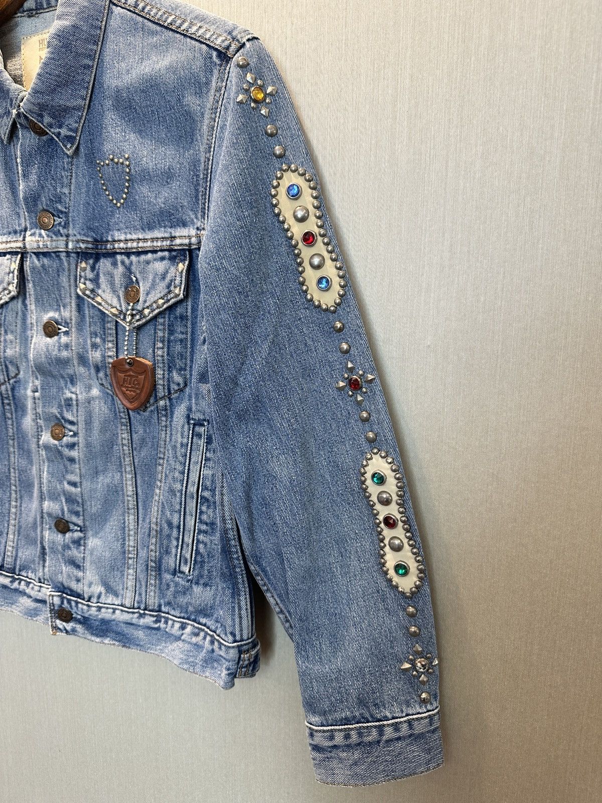 Hollywood Trading Company HTC IrregulaR HUMBLE Gemstone Studded Vintage Levi’s Jacket Size US S / EU 44-46 / 1 - 5 Thumbnail
