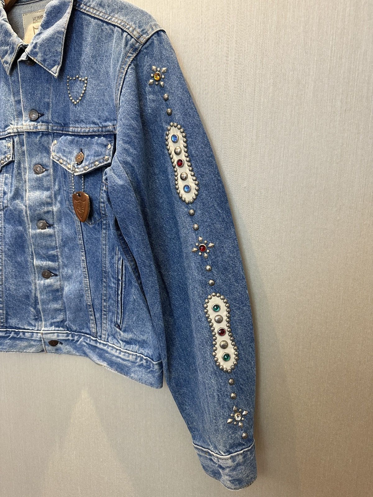 Hollywood Trading Company HTC IrregulaR HUMBLE Gemstone Studded Vintage Levi’s Jacket Size US M / EU 48-50 / 2 - 5 Thumbnail