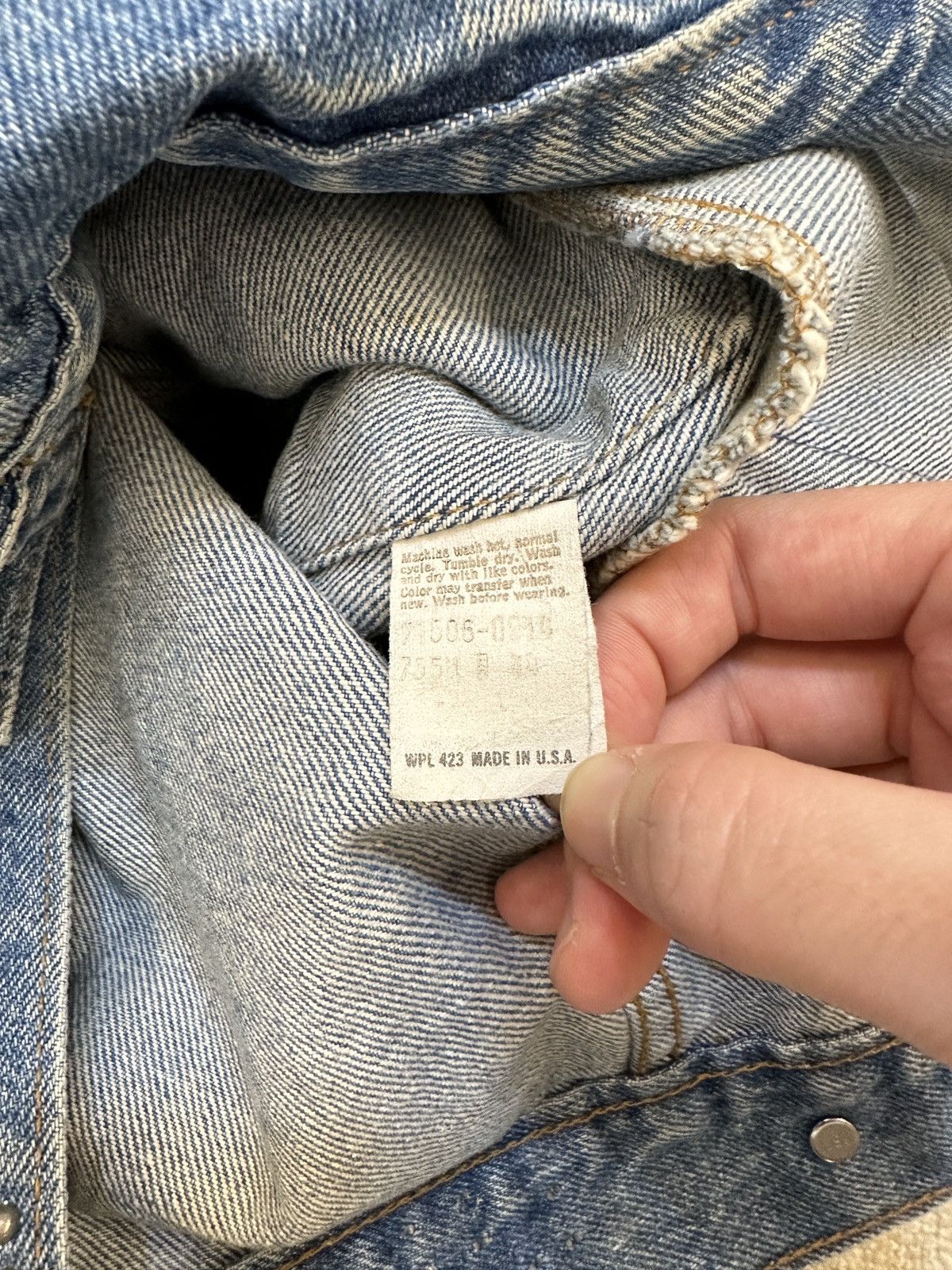 Hollywood Trading Company HTC IrregulaR HUMBLE Gemstone Studded Vintage Levi’s Jacket Size US M / EU 48-50 / 2 - 9 Thumbnail