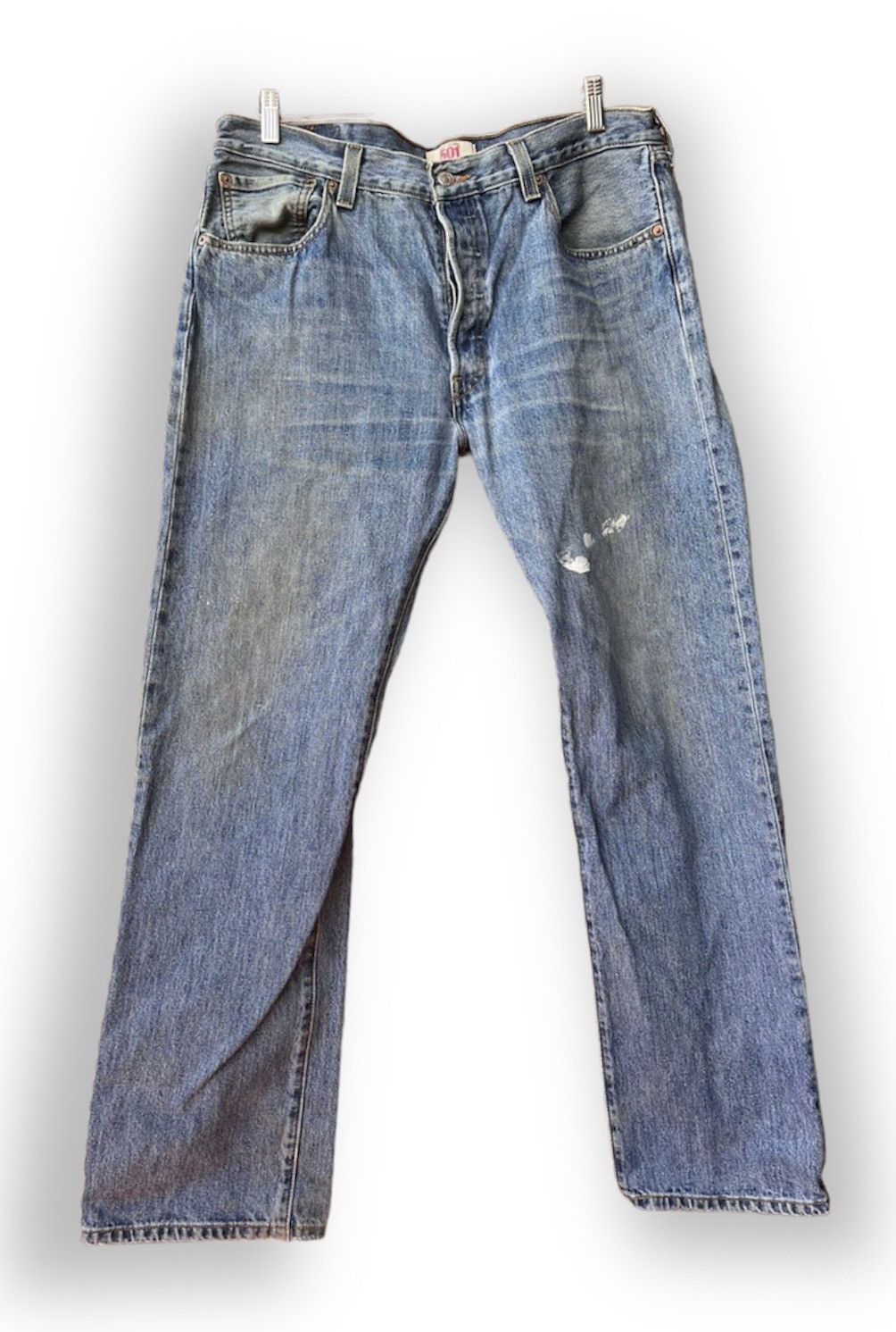 Levi's Levis 501 Straight Cut Button Fly Original Denim Jeans Size US 36 / EU 52 - 1 Thumbnail