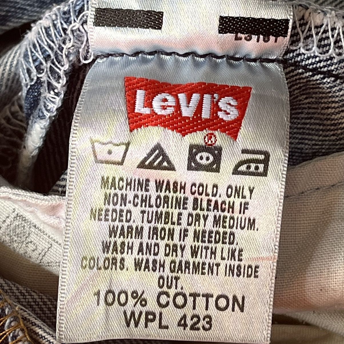 Levi's Levis 501 Straight Cut Button Fly Original Denim Jeans Size US 36 / EU 52 - 6 Thumbnail