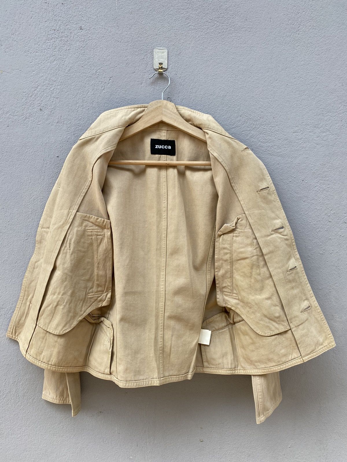 CABANE de ZUCCa × Designer × Issey Miyake 💥OFFER💥 ZUCCA 4 Pockets Heavy / Duck Cotton Jacket Size S / US 4 / IT 40 - 4 Thumbnail