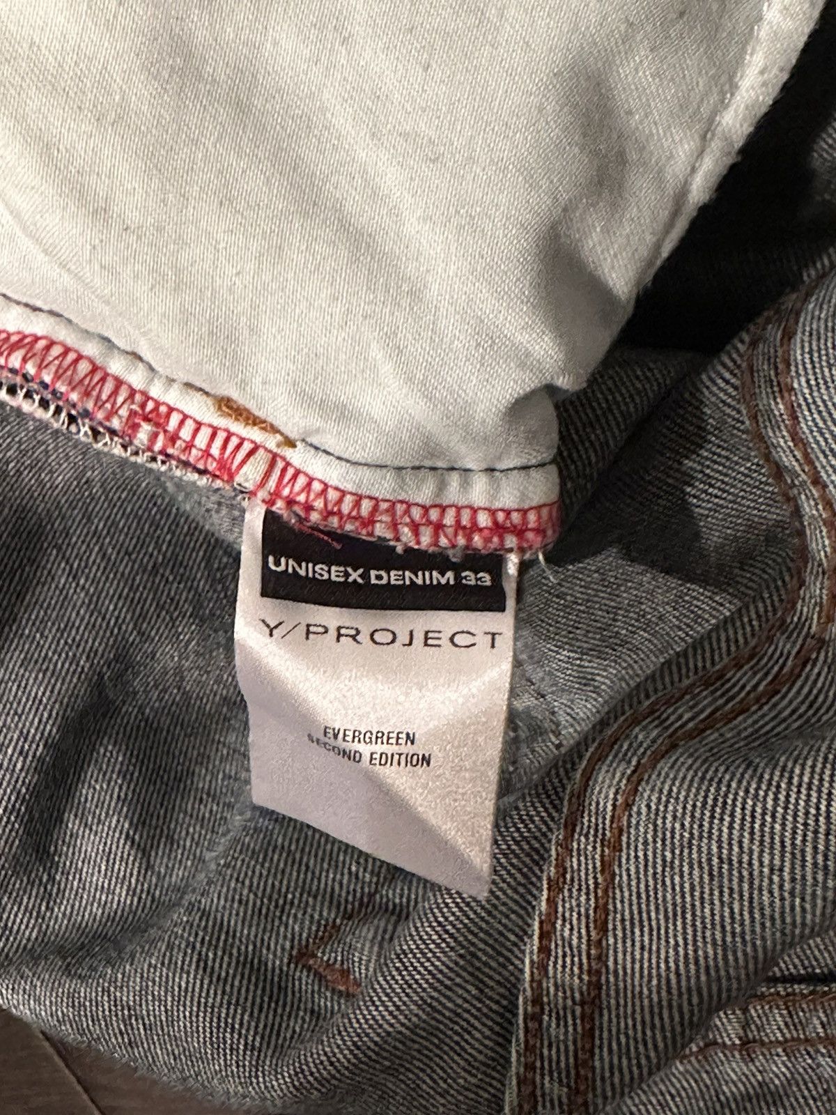Y/Project Y/Project navy classic frontal panel jeans Size US 33 - 5 Thumbnail