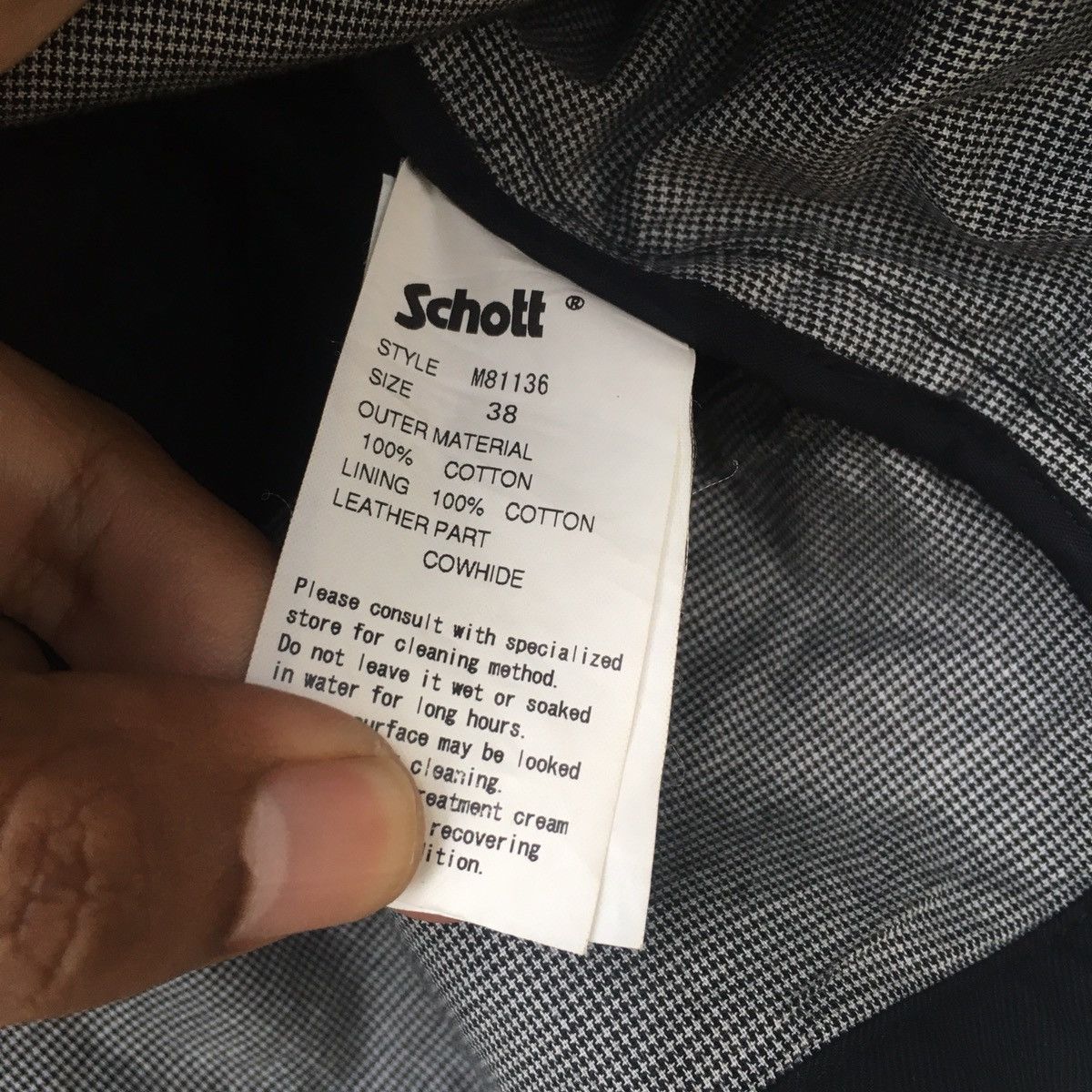 Schott × Vintage Schott NYC Perfecto Double Collar Jacket Size US L / EU 52-54 / 3 - 7 Thumbnail